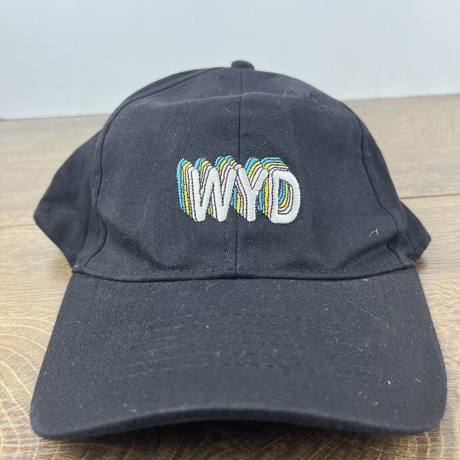 Other WYD Hat What Are You Doing Hat Black Adjustable Hat Black Ad Size ONE SIZE - 3 Thumbnail