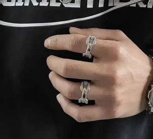 Designer × Vintage Retro diamond ring Size ONE SIZE - 1 Thumbnail