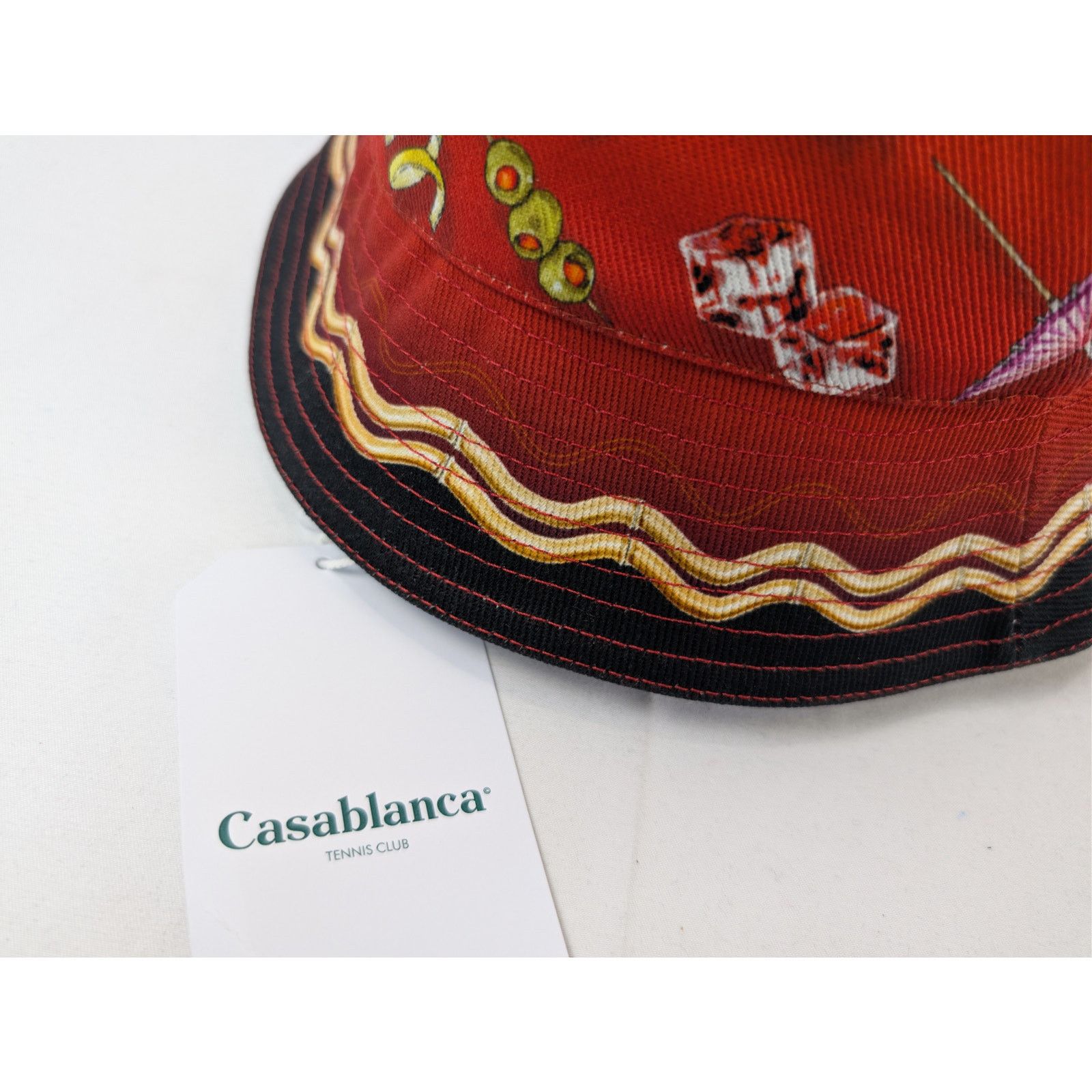 Casablanca o1rshd1 Size: S/M / Printed Denim Bucket Cap / Hat Size ONE SIZE - 6 Thumbnail