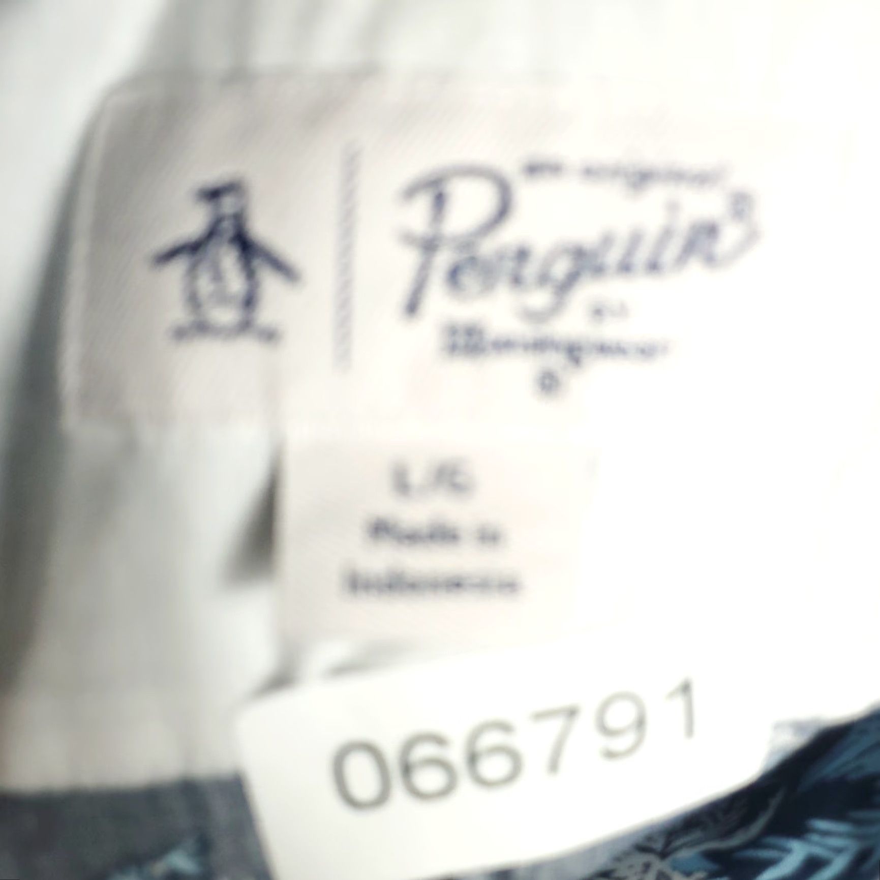 Original Penguin Penguin Shirt Mens L Blue Camp Collar Button Up Short Sleeve - Original Penguin Button-Up Cotton Floral Modern Classic Preppy All Seasons Men Size US L / EU 52-54 / 3 - 8 Thumbnail