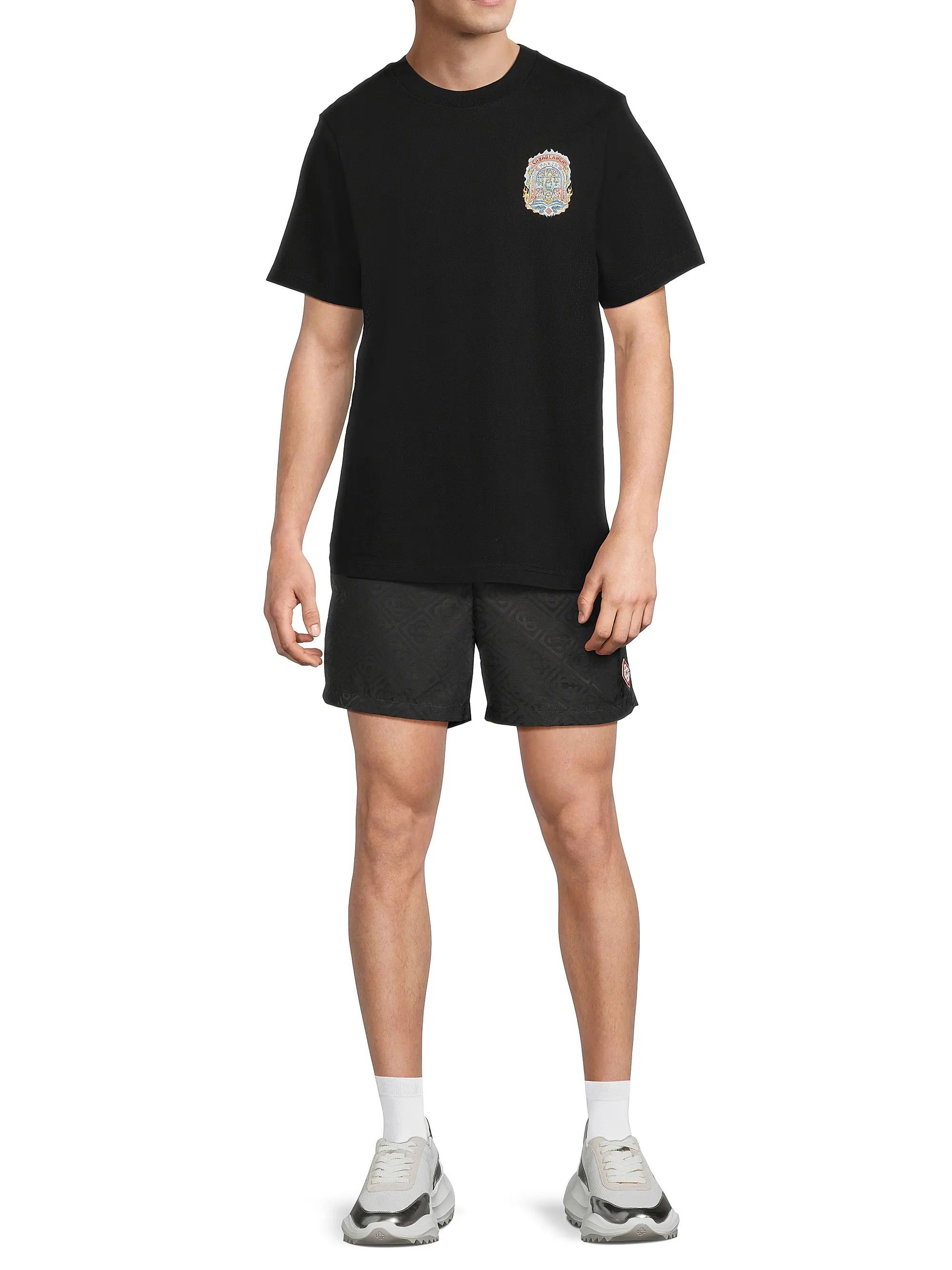 Casablanca os11x0725 Casa Way Skate Printed T-Shirt in Black Size US XL / EU 56 / 4 - 2 Thumbnail