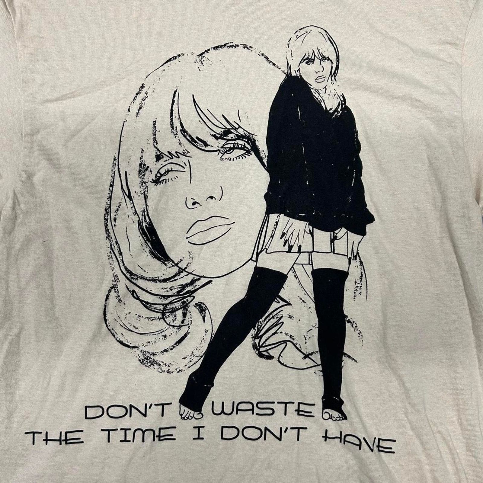 Other Billie Eilish Don't Waste The Time I Don't Have T-Shirt Size L / US 10 / IT 46 - 2 Thumbnail
