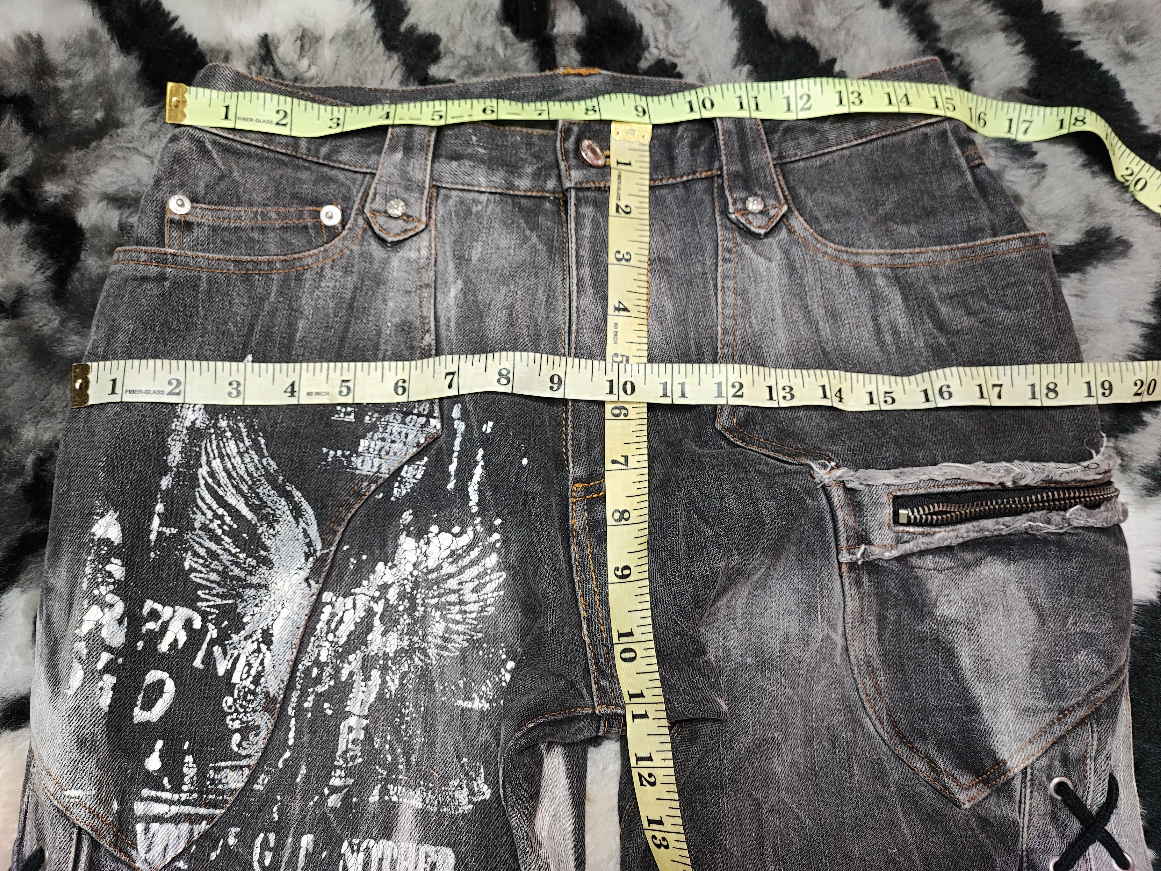 Undercover Berning Sho Bondage Punk Laced Denim Flares Size US 30 / EU 46 - 7 Thumbnail