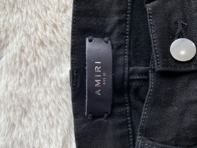 Amiri Amiri Black Diamond Patchwork MX1 Jean Size US 30 / EU 46 - 7 Thumbnail