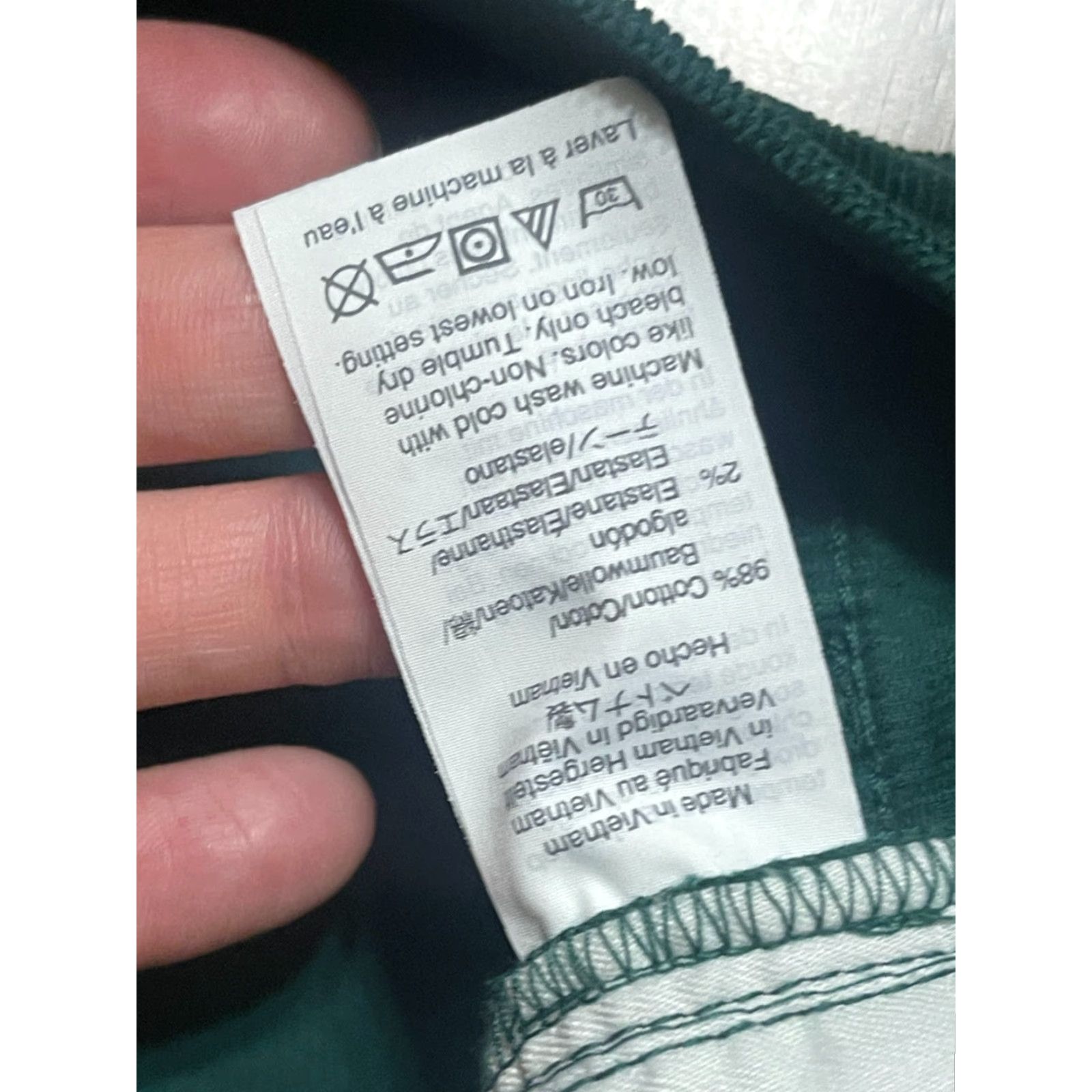 J.Crew J.CREW Pants Women Velvet Green Skinny Jeans 27 Regular Inseam 27.5 in 27 Waist 28 in - Size 27 Velvet Jeans Womens Green Skinny 27.5 in Inseam Size 27" / US 4 / IT 40 - 5 Thumbnail