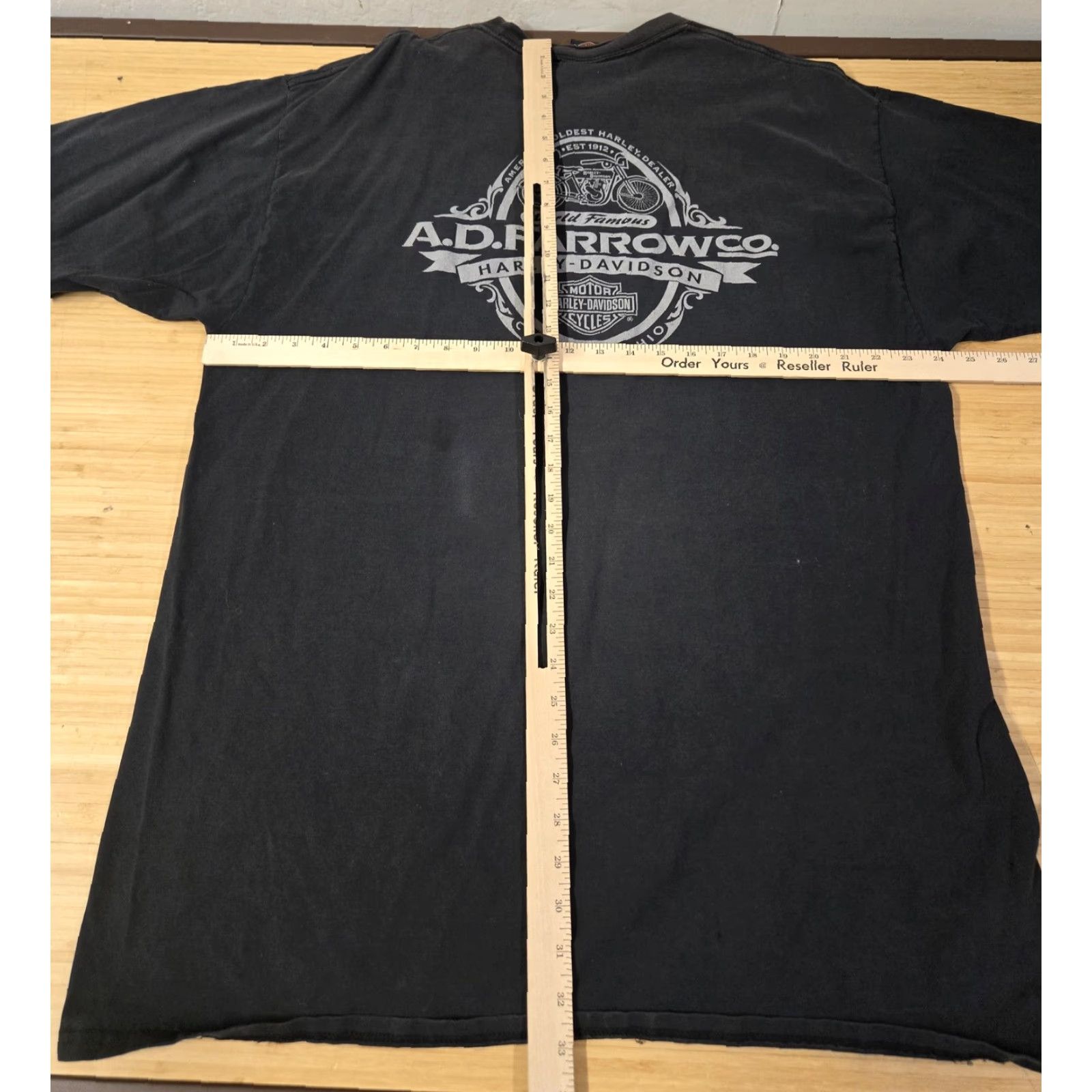 Harley Davidson Harley-Davidson Shirt Mens 2XLT Black Columbus Ohio A.D. Farrow Tee Motorcycle Crew Neck Short Sleeve Graphic Print Vintage No Size US XXL / EU 58 / 5 - 7 Thumbnail