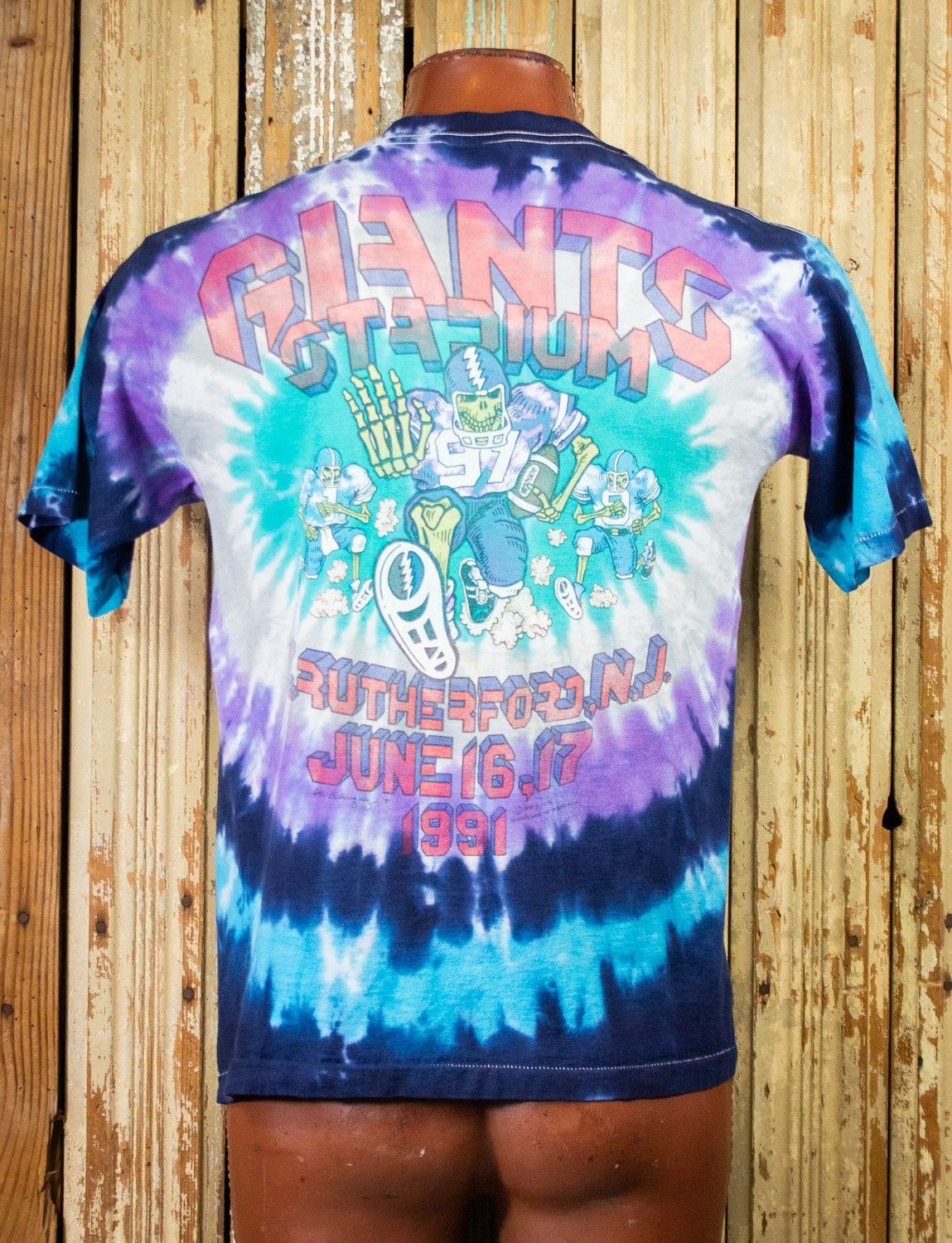 Band Tees × Vintage Vintage Grateful Dead Giants Stadium Concert T Shirt 1991 Size US L / EU 52-54 / 3 - 2 Thumbnail