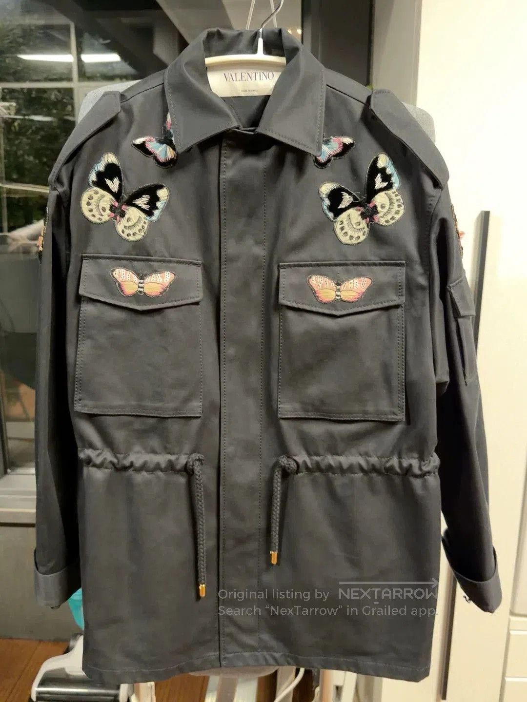 Valentino Butterfly Embroidered Jacket.
