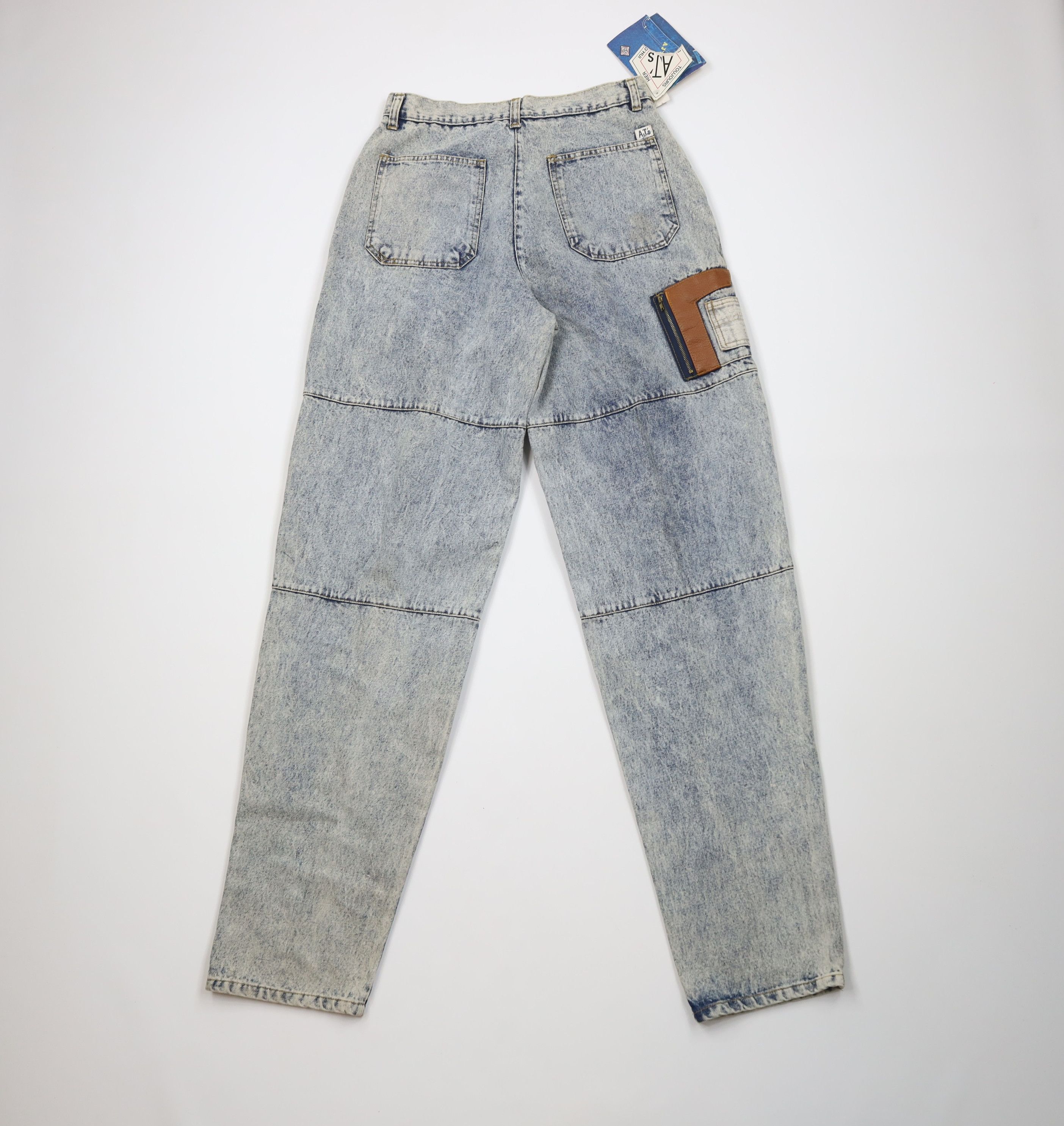 Vintage Deadstock Vintage 90s Streetwear Waist Tapered Leg Jeans Size 30" / US 8 / IT 44 - 13 Thumbnail