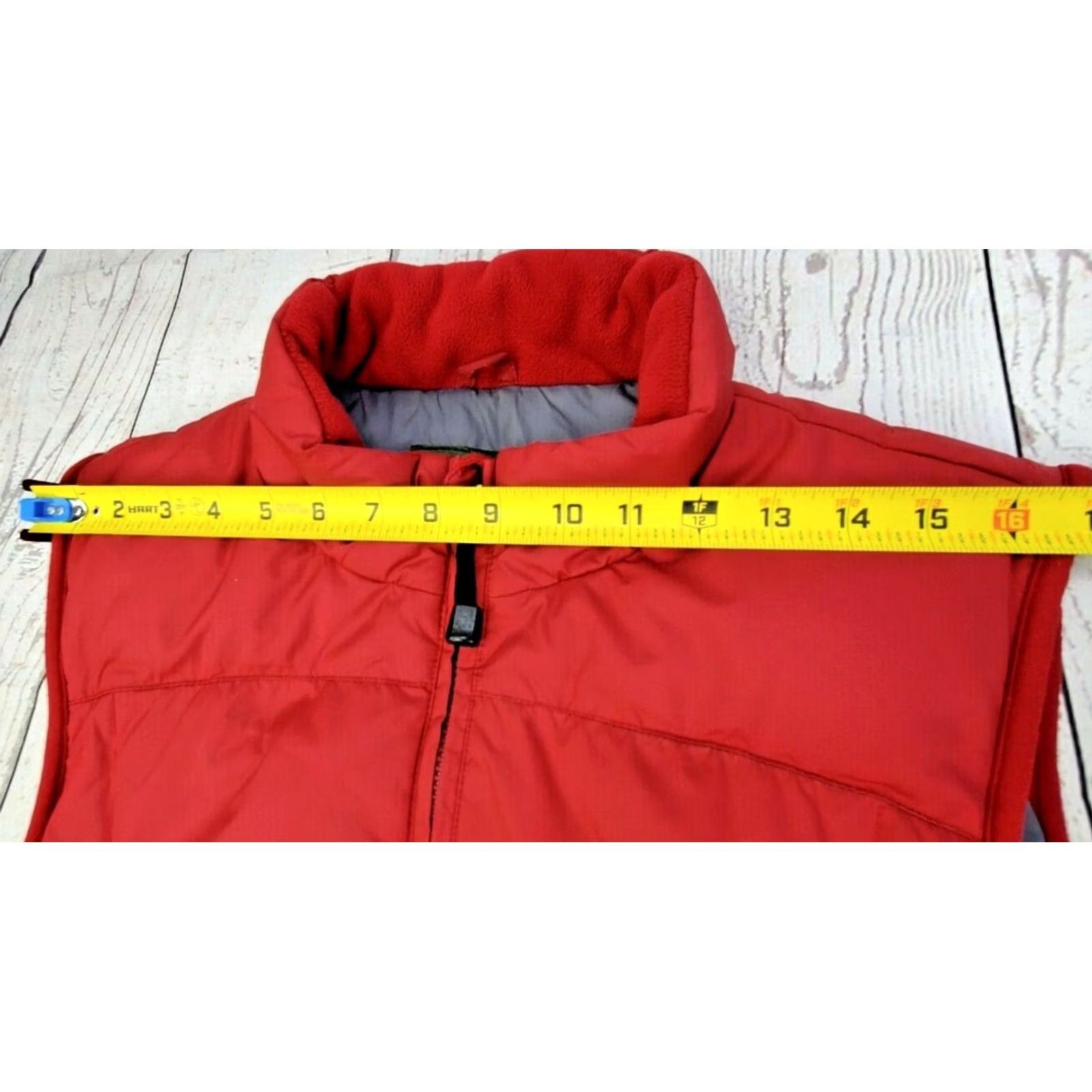 Eddie Bauer Eddie Bauer Goose Down Vest Men M Burgundy Full Zip Puffer Outdoor Zip Pockets Size M / US 6-8 / IT 42-44 - 7 Thumbnail