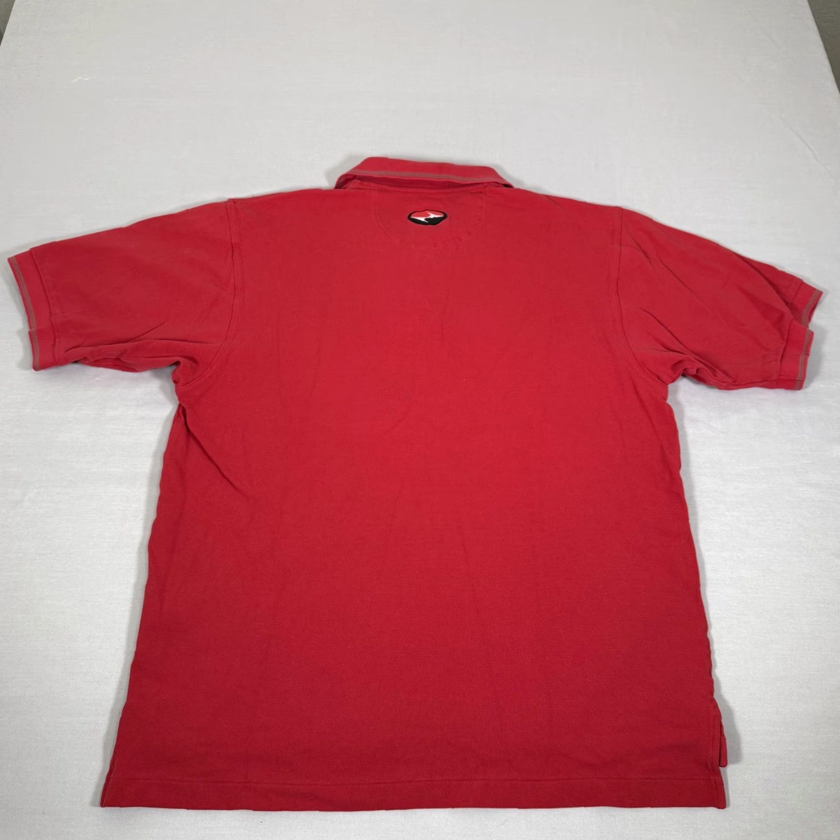 Nike Nike Shirt Polo Mens M Red 100% Cotton Nike Golf Tiger Woods 1/4 Zip Short Sleeve Swoosh Mens Size US M / EU 48-50 / 2 - 7 Thumbnail