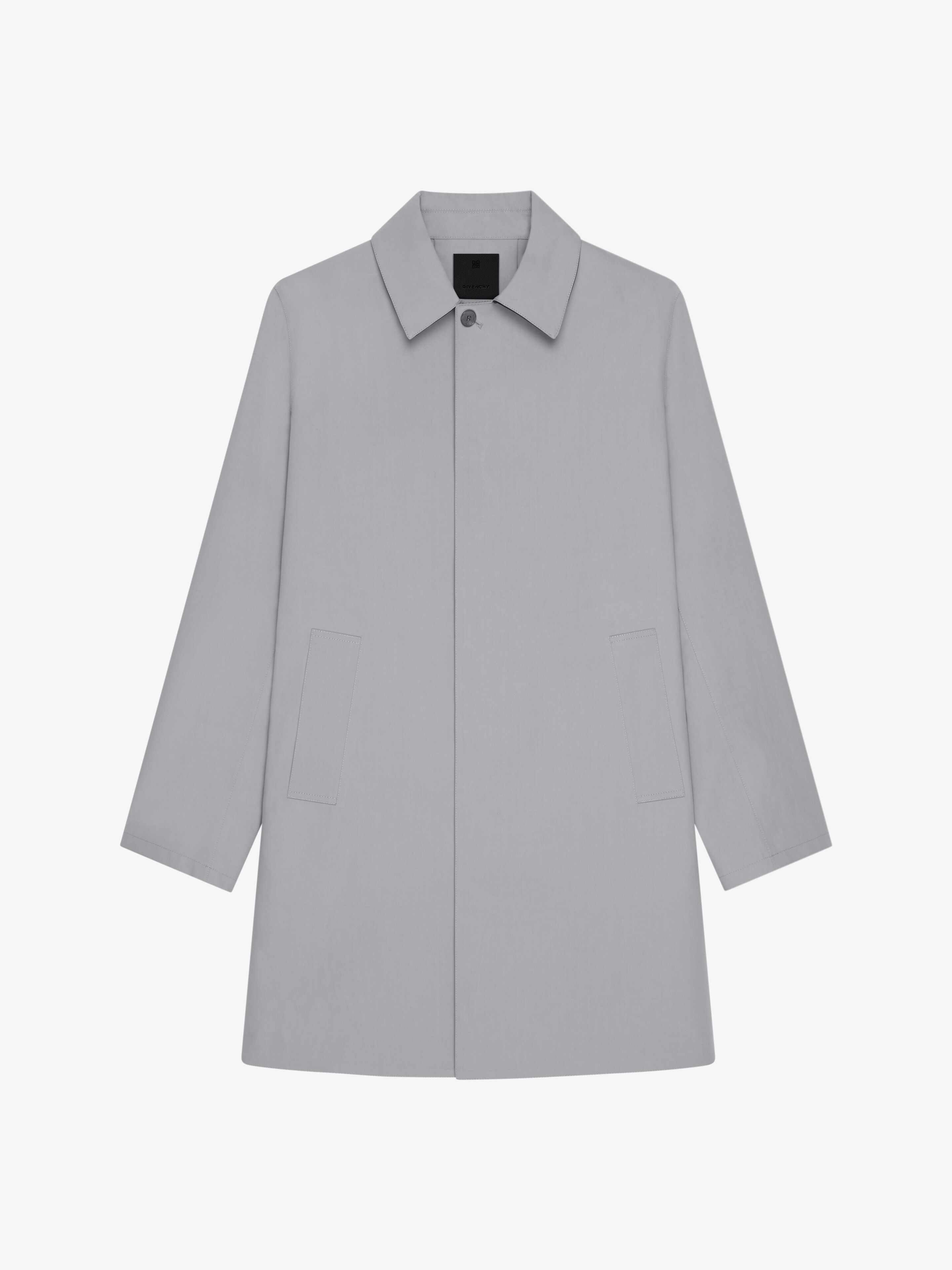 Givenchy o1w1db10925 Trench Coat With Bonded Seam Tapes in Grey Size US XL / EU 56 / 4 - 1 Thumbnail