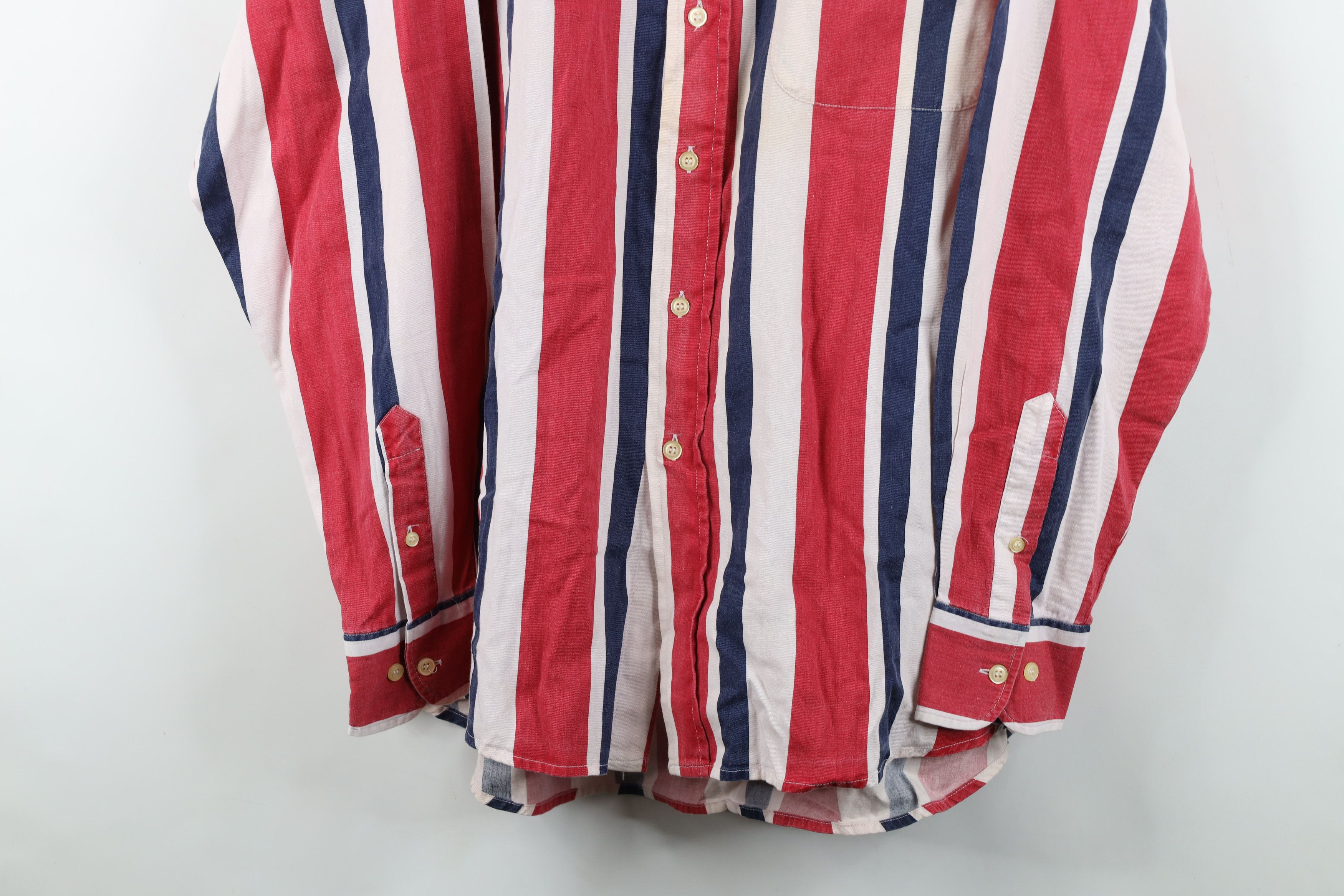 American Eagle Outfitters Vintage 90s American Eagle Outfitters Block Button Shirt Size US L / EU 52-54 / 3 - 3 Thumbnail