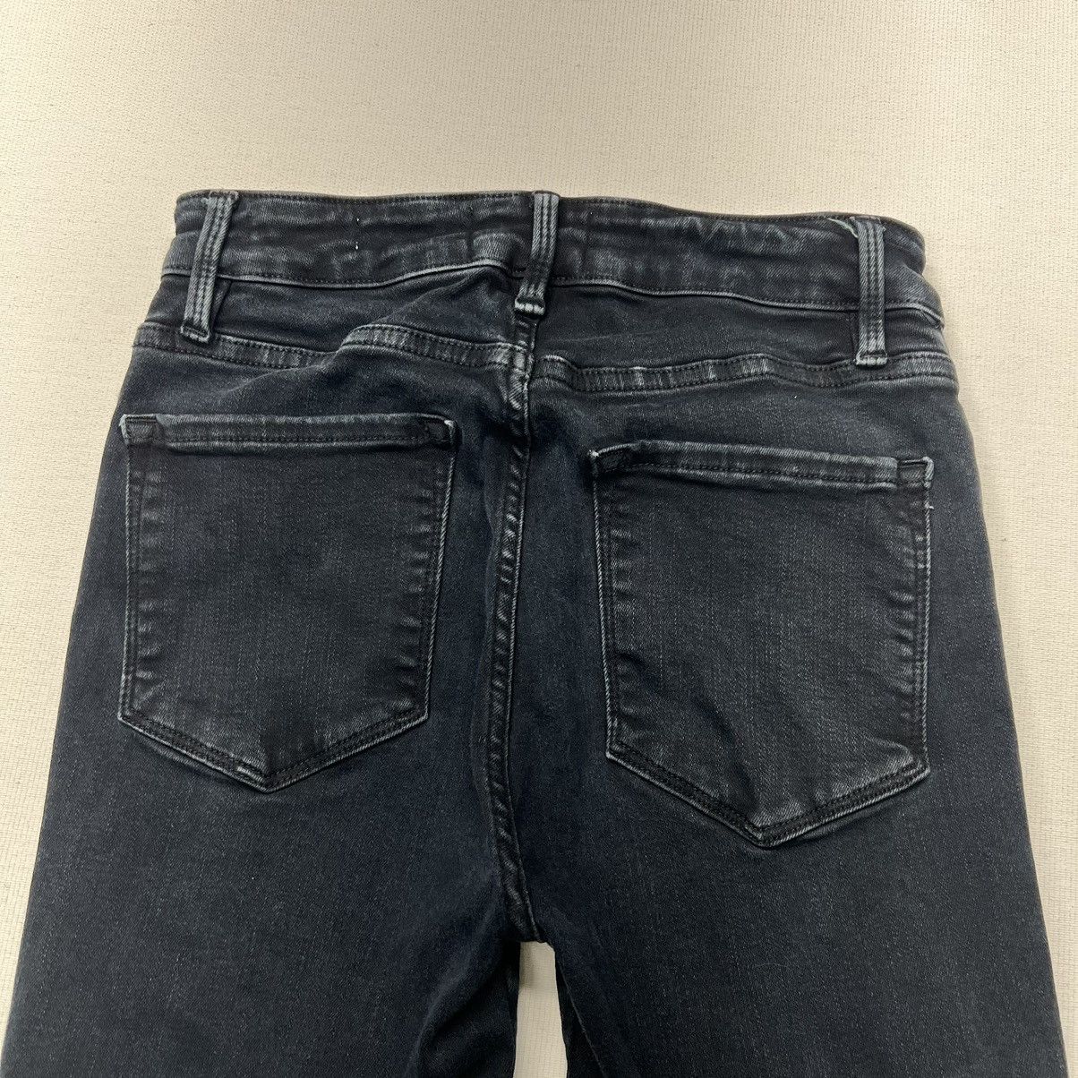 Frame Frame Jeans Black Le One Skinny Denim Stretch Larsen Dark Size 24" / US 00 / IT 34 - 11 Thumbnail