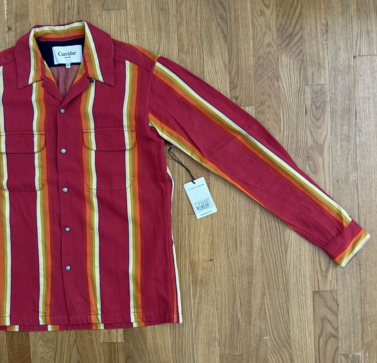 Corridor Corridor Big Energy Stripe Hot Rod XS NWT Size US XS / EU 42 / 0 - 6 Thumbnail