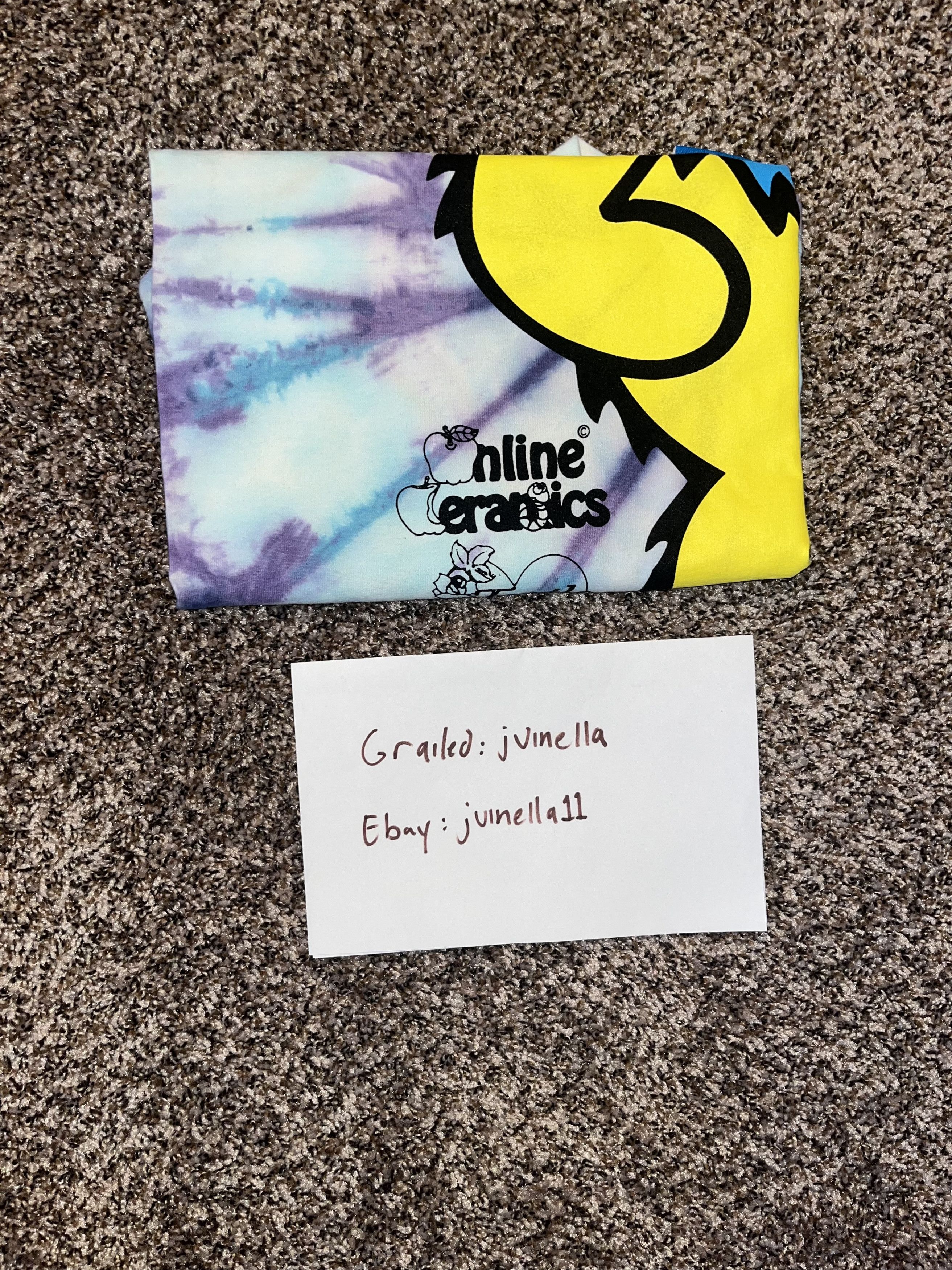 Grateful Dead × Online Ceramics Online ceramics Grateful Dead tee size L brand new tie dye Size US L / EU 52-54 / 3 - 5 Thumbnail