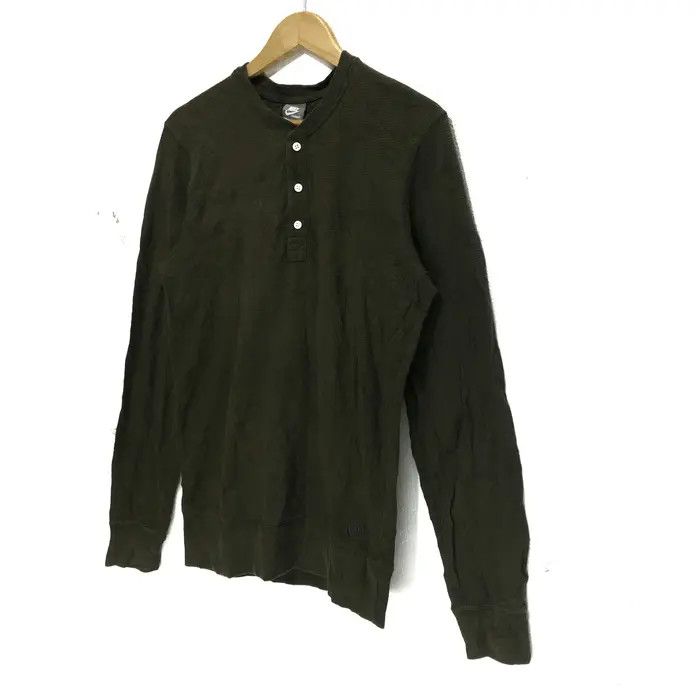 Nike NIKE Sportswear Henley Shirt Sweatshirt Button Sweater Size US L / EU 52-54 / 3 - 5 Thumbnail