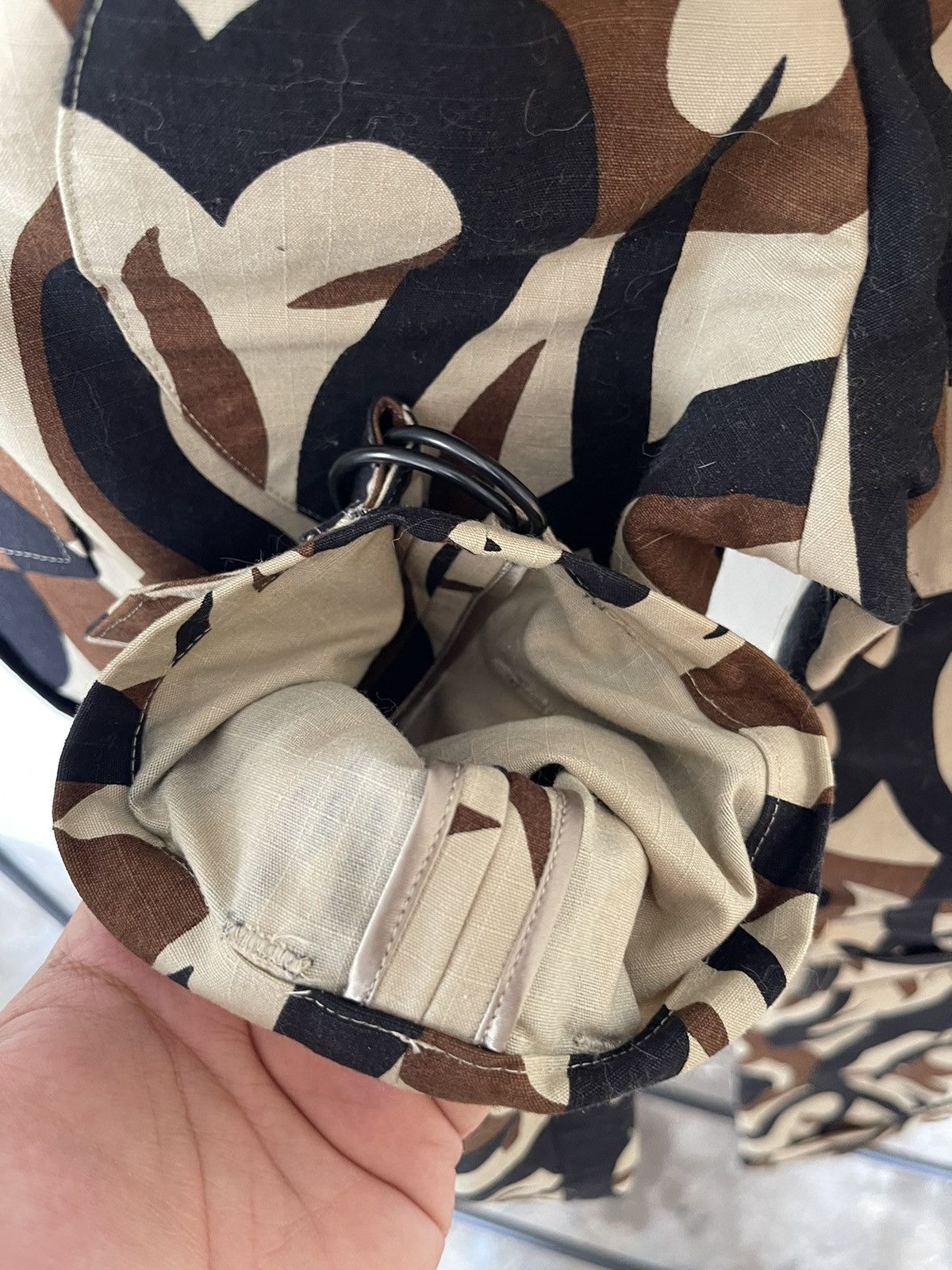 Japanese Brand × Number (N)ine AW04 Number Nine Tribal Heart Camo Bondage Pant AW04/05 Size US 31 - 12 Thumbnail