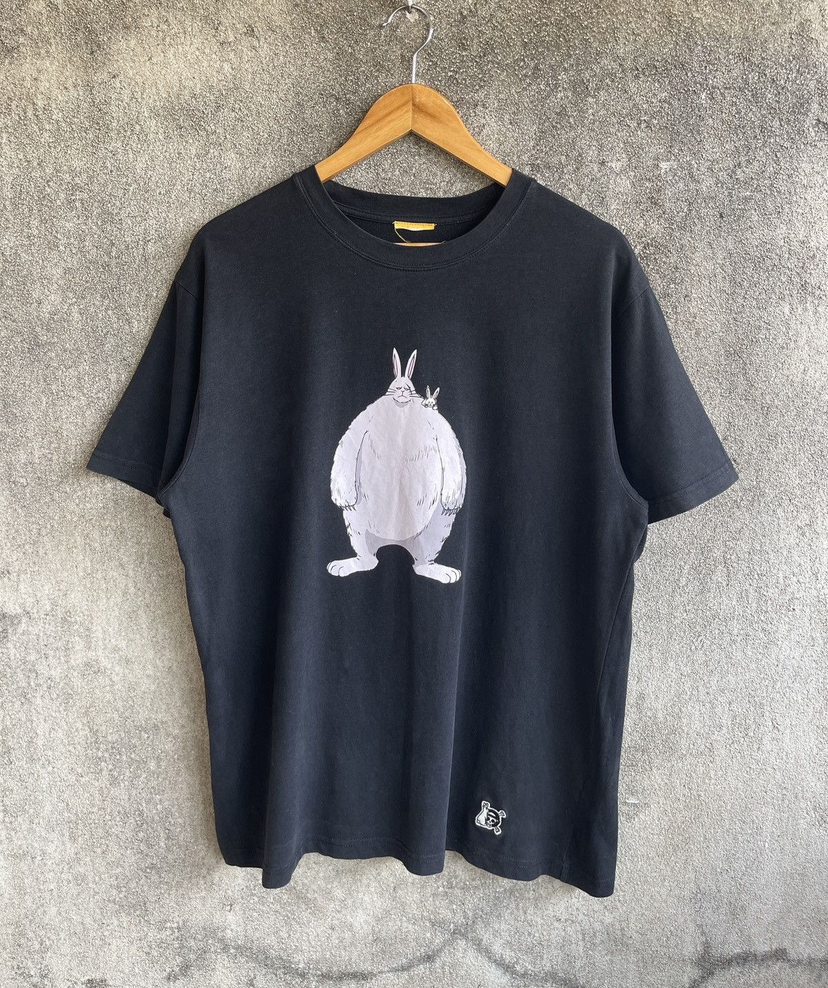 FR2 A/W’25🔥FR2 x ONE PIECE🔥Smoking Kills Logo Rabbit Black Tee Size US L / EU 52-54 / 3 - 3 Thumbnail