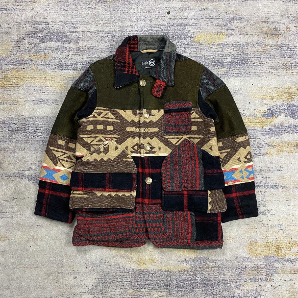 South2 West8 South2 West8 x Ben Miller River Hunting Shirt White