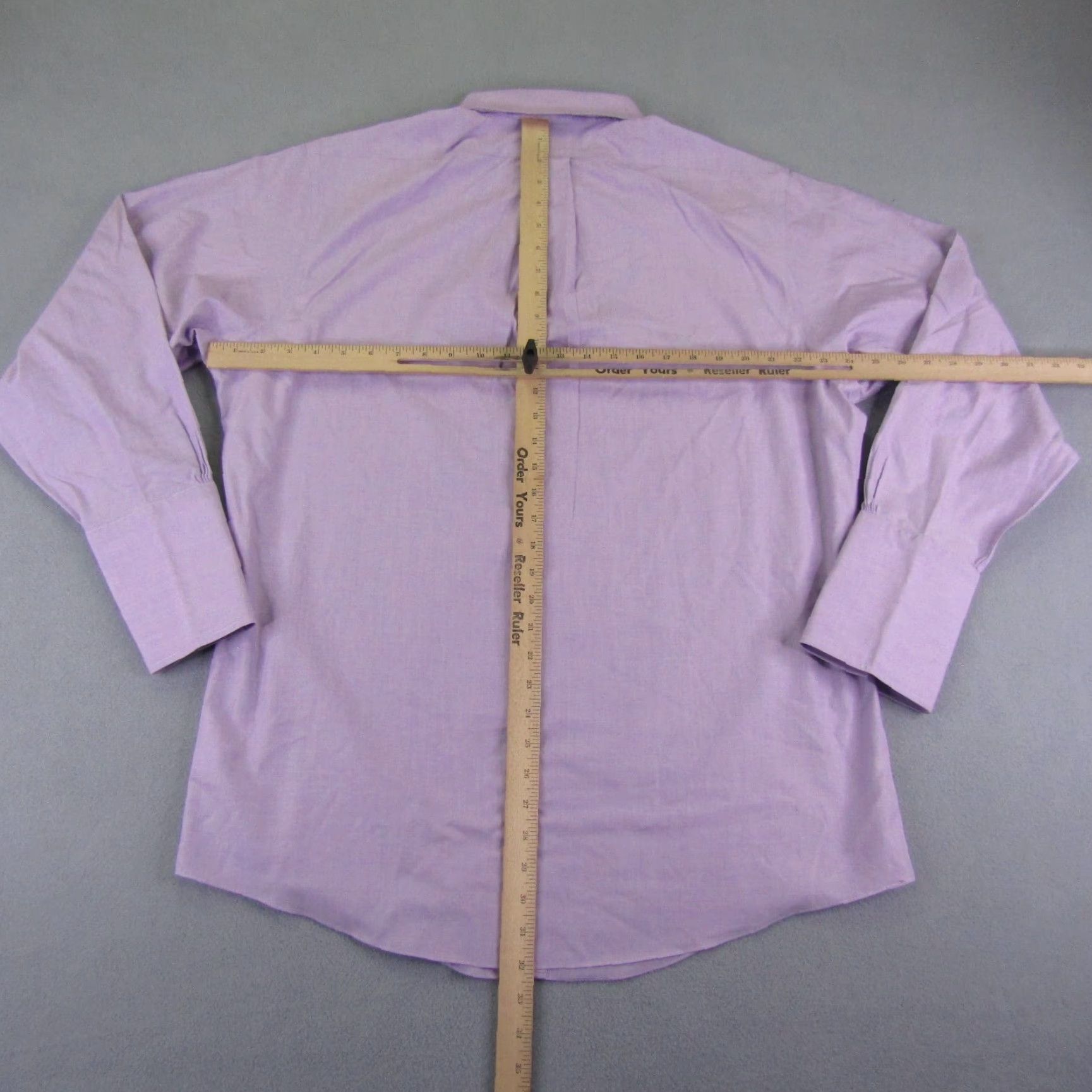 Brooks Brothers Brooks Brothers Shirt Mens XL Purple Lavender Regent Flip Cuffs Non Iron 17-33 Button-Up Long Sleeve Size US XL / EU 56 / 4 - 6 Thumbnail