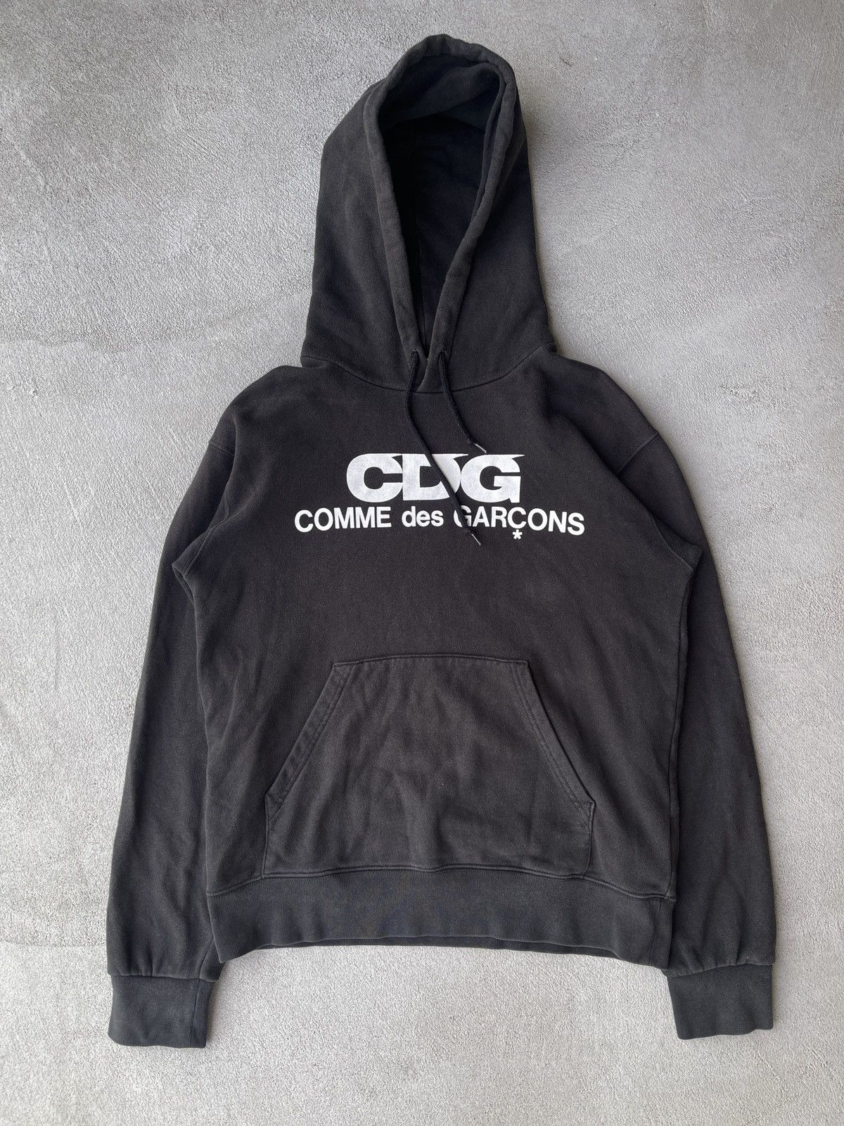 Archival Clothing CDG CDG CDG Comme des Garcons STEAL 2010s Comme Des Garcons CDG Logo Hoodie Grailed