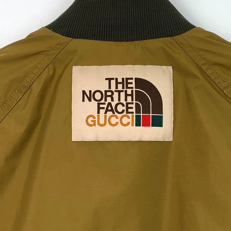Gucci Gucci The North Face co-branded brown stand-up collar zippe Size US M / EU 48-50 / 2 - 5 Thumbnail