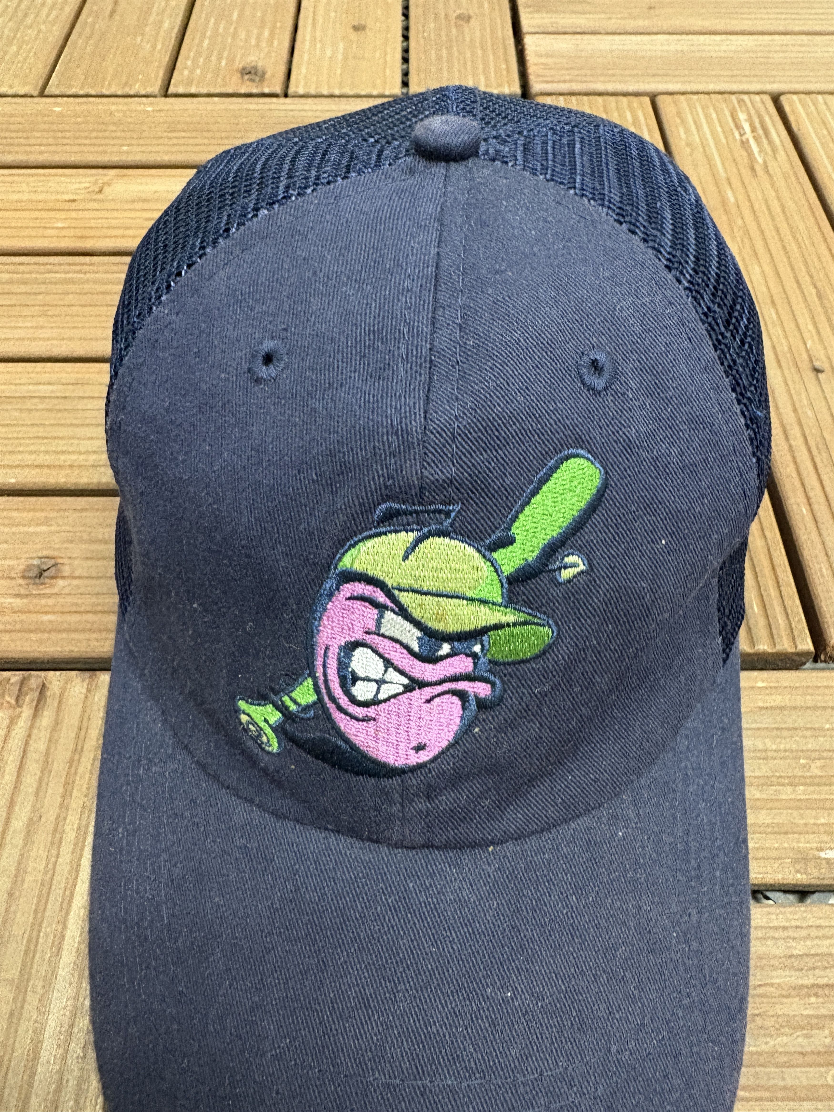 Vintage Jamestown Jammers Embroidered Blue Trucker Hat Cap Size ONE SIZE - 3 Thumbnail
