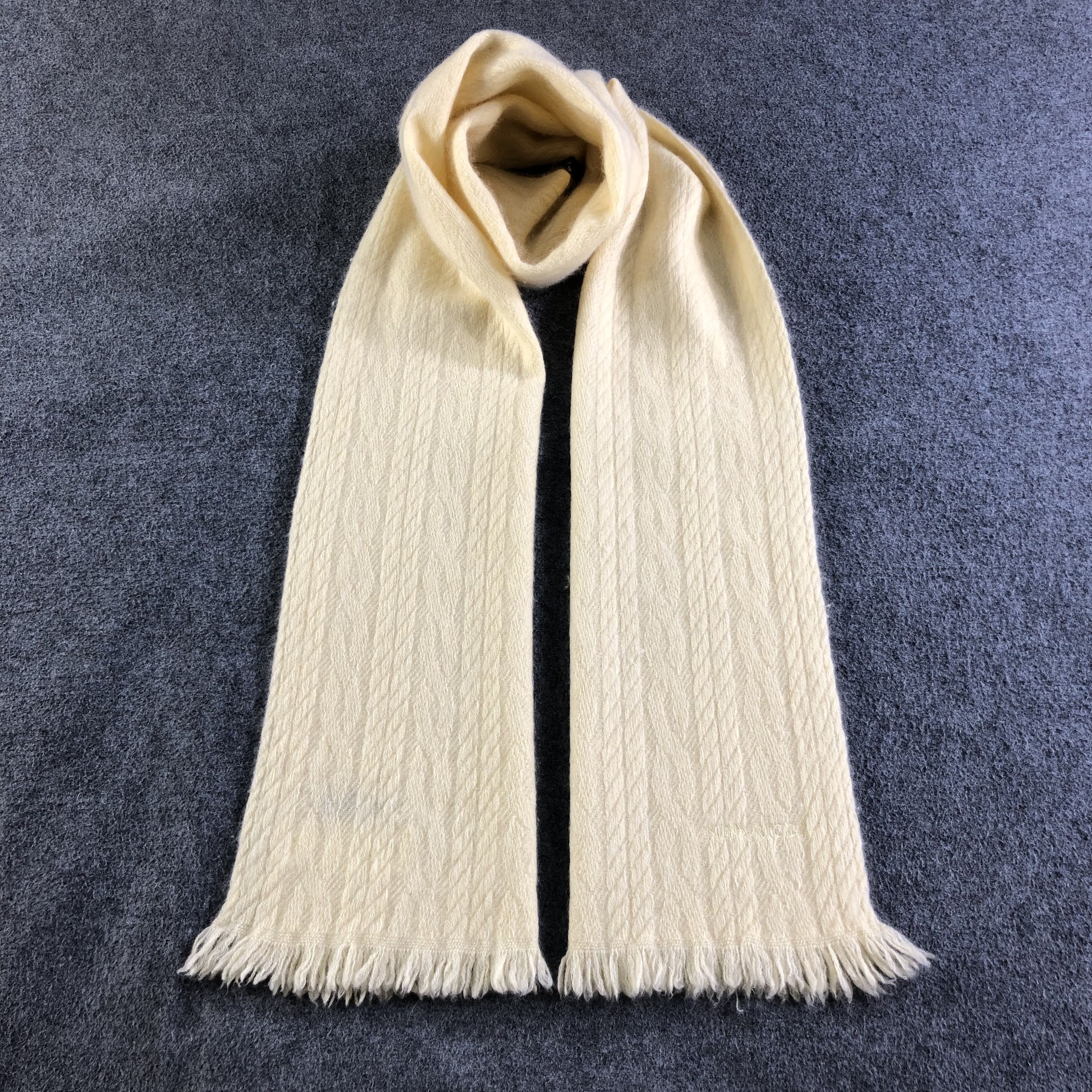 Nina Ricci Nina Ricci Cashmere Scarf Muffler V1973 Size ONE SIZE - 1 Thumbnail