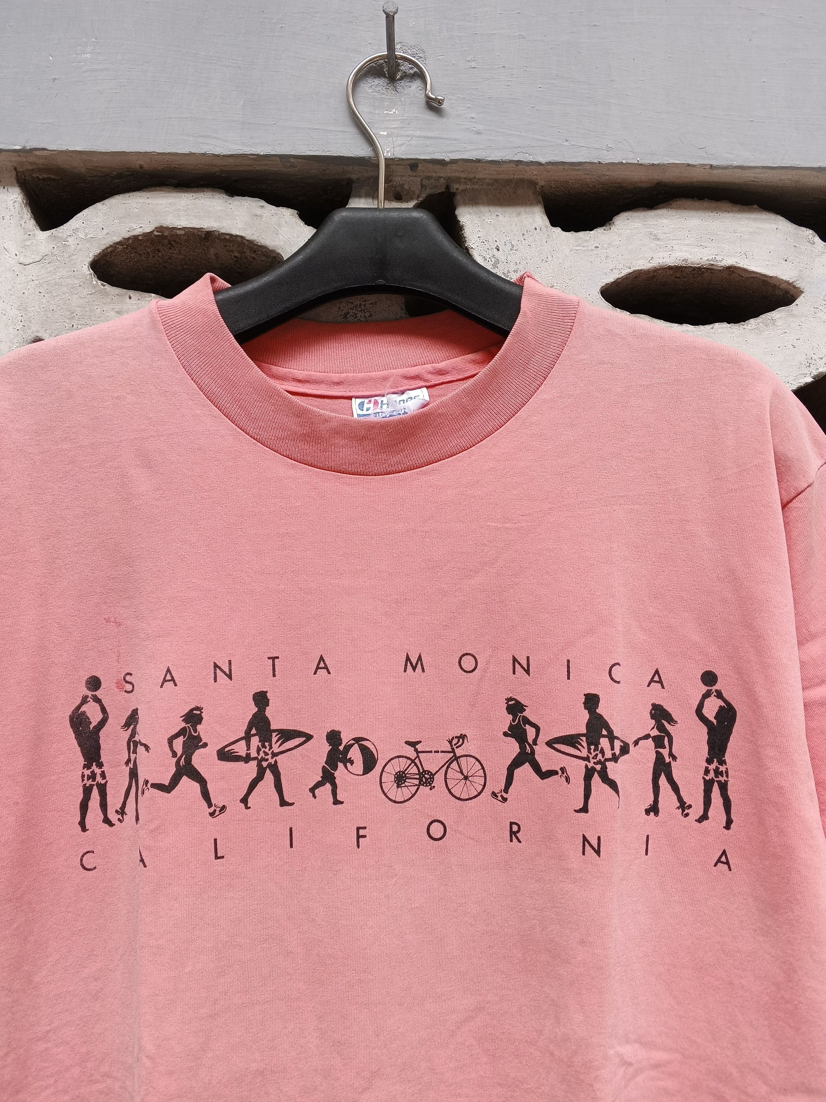 Vintage Vintage Hanes Santa Monica California Size US L / EU 52-54 / 3 - 2 Thumbnail