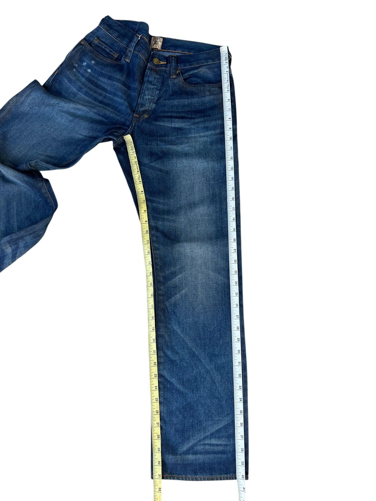 Prps PRPS Barracuda Waxed Denim Slim Jeans Size US 30 / EU 46 - 4 Thumbnail