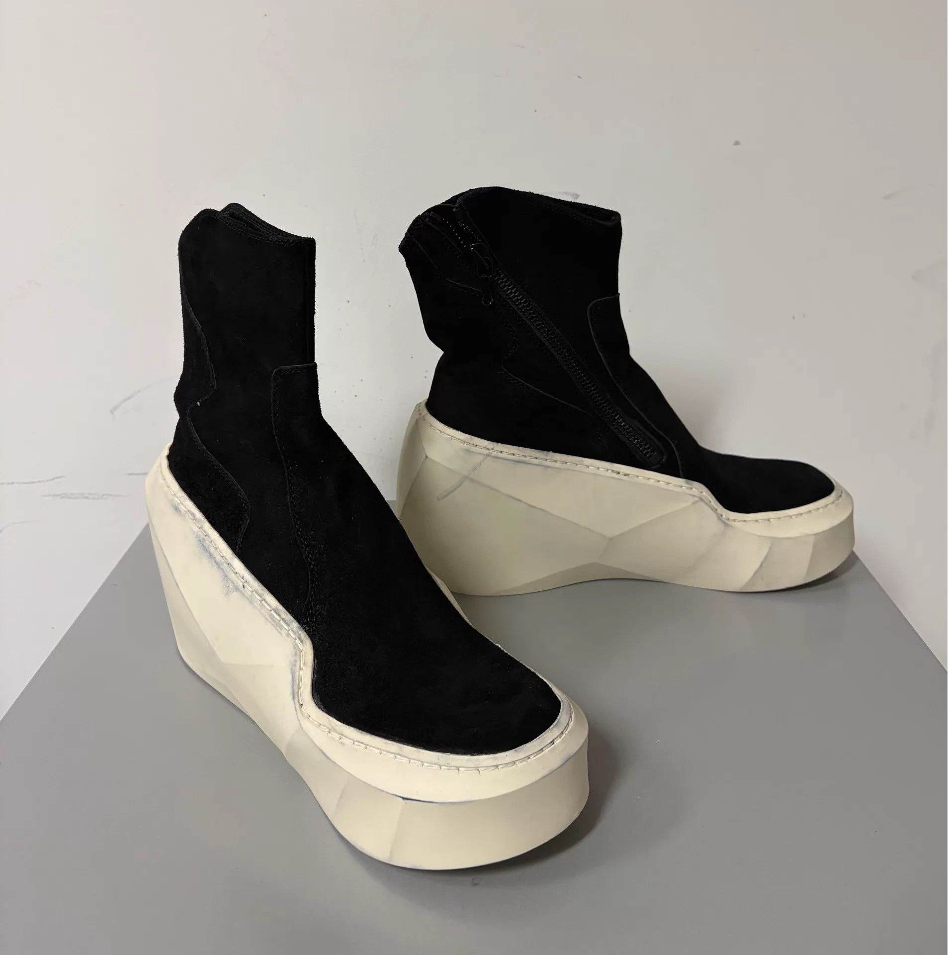 Julius julius men's diamond platform boots black suede 1 Size US 7.5 / EU 40-41 - 1 Thumbnail