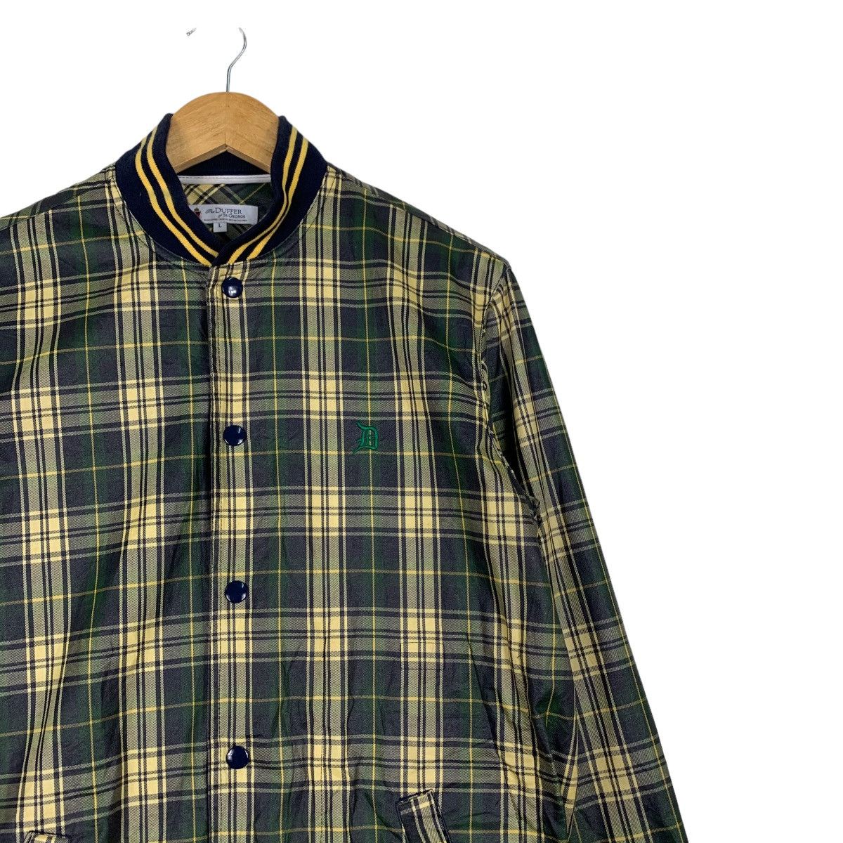 Japanese Brand THE DURFFER of St George Checked Coach Jacket #1095-C50 Size US L / EU 52-54 / 3 - 5 Thumbnail