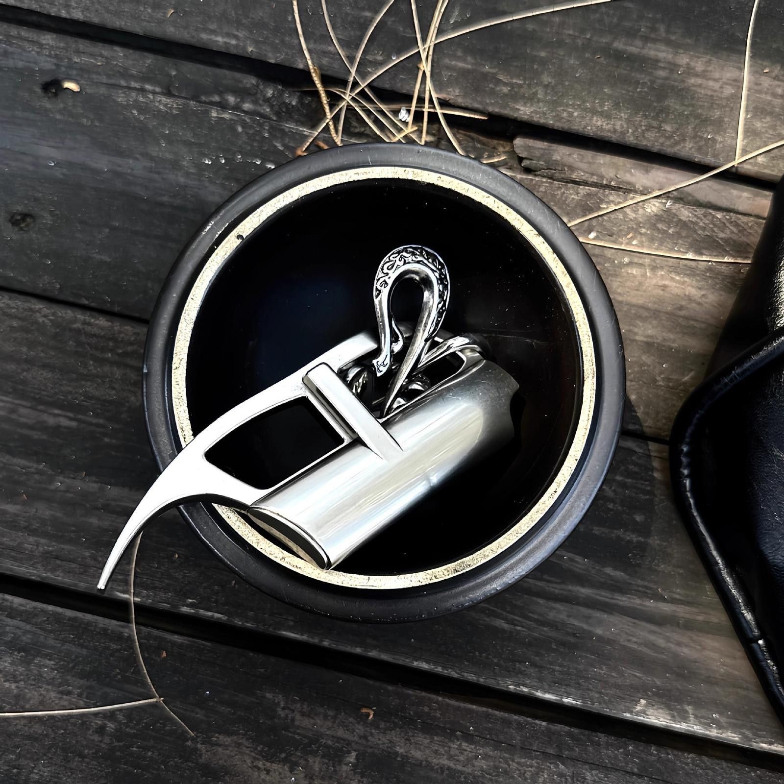 Jewelry Silver Gothic Keychain Clip, Men's Accessory Charm Size ONE SIZE - 3 Thumbnail
