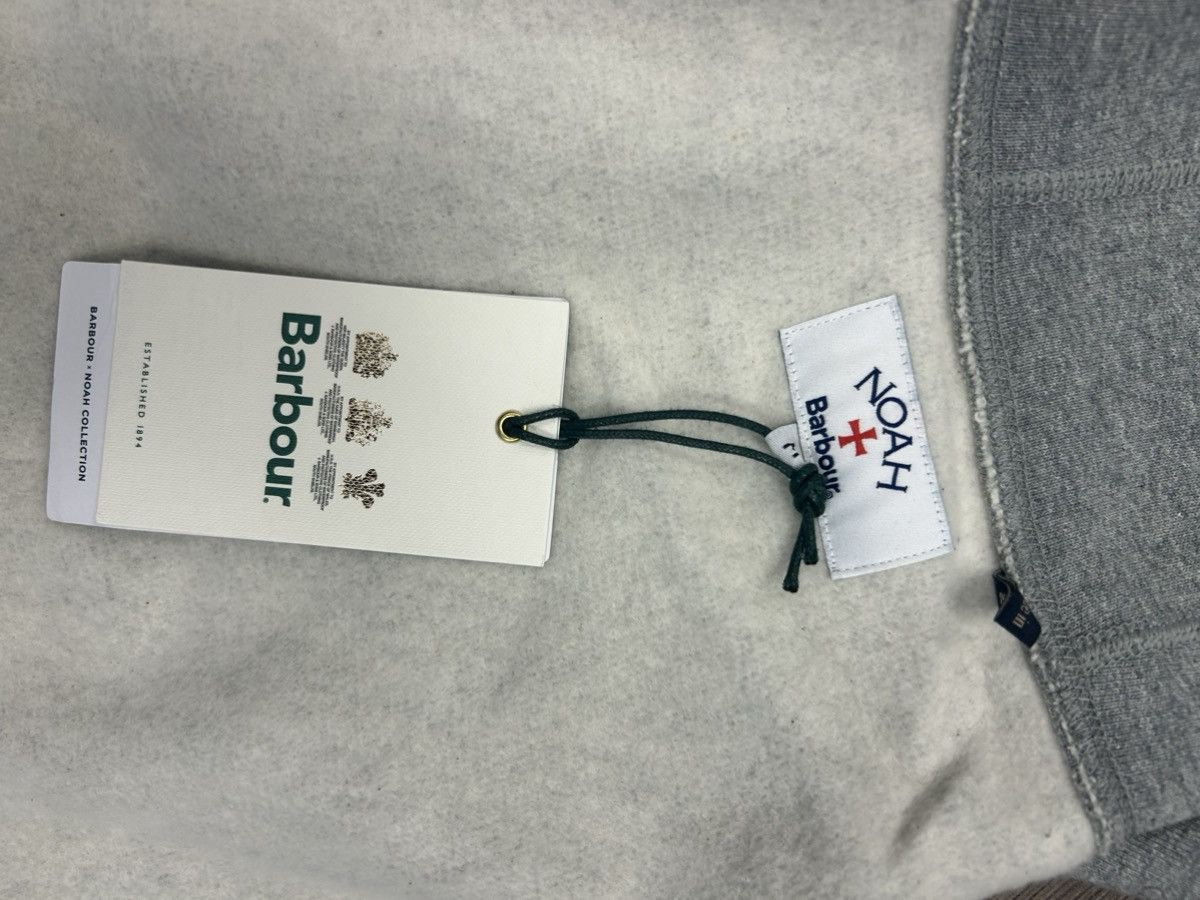 Barbour × Noah Noah x Barbour Hooded Sweatshirt Grey Medium Size US M / EU 48-50 / 2 - 9 Thumbnail