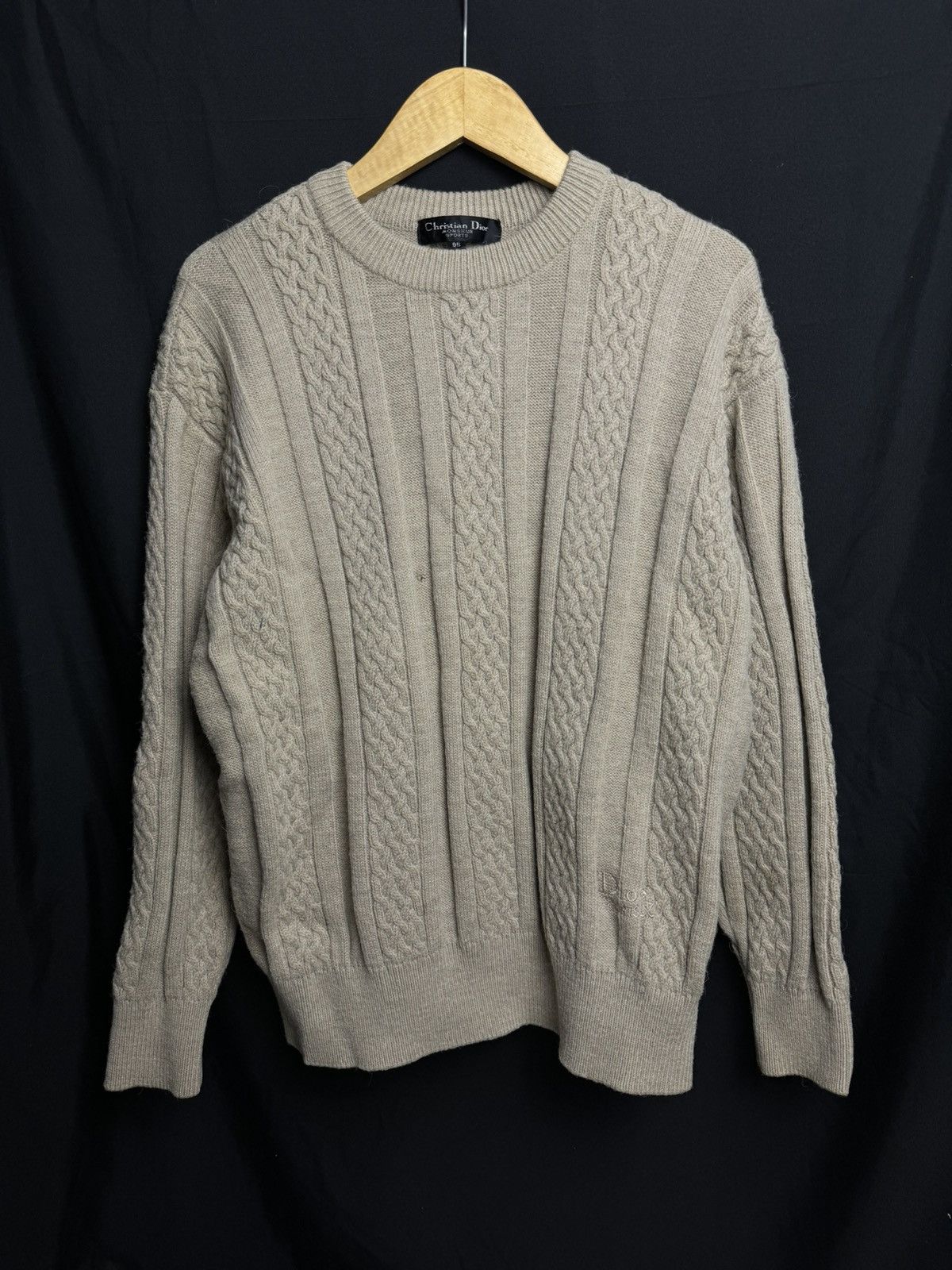 Christian Dior Monsieur Christian Dior Cable Sweater Size US M / EU 48-50 / 2 - 1 Thumbnail