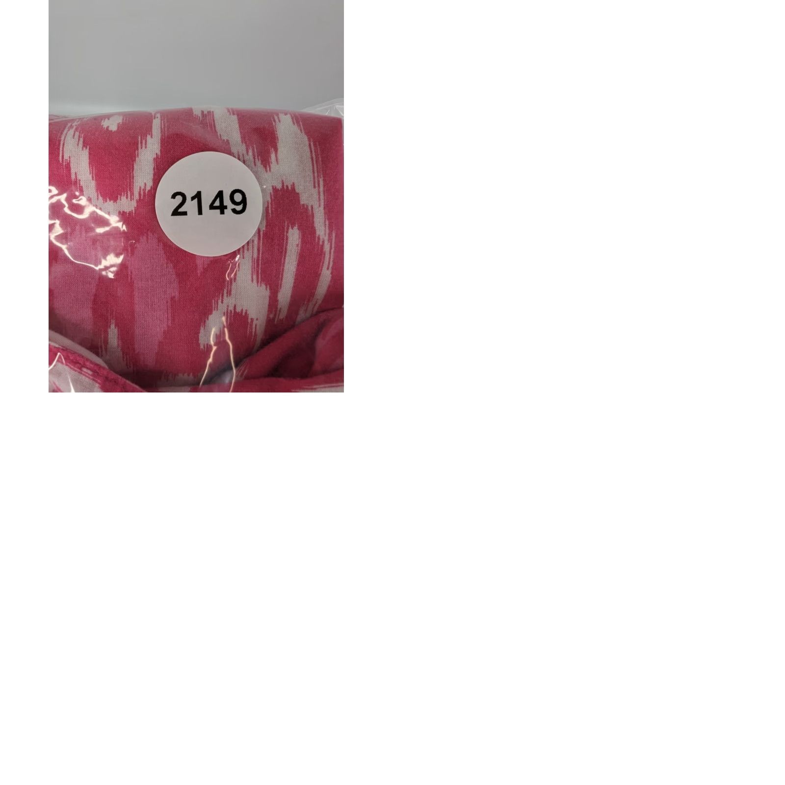 Vintage Chicos Shirt Womens Button-Up Damask Ikat Cotton Pink XL 3 US Sheer Sleeve Long Collared Size XL / US 12-14 / IT 48-50 - 9 Thumbnail