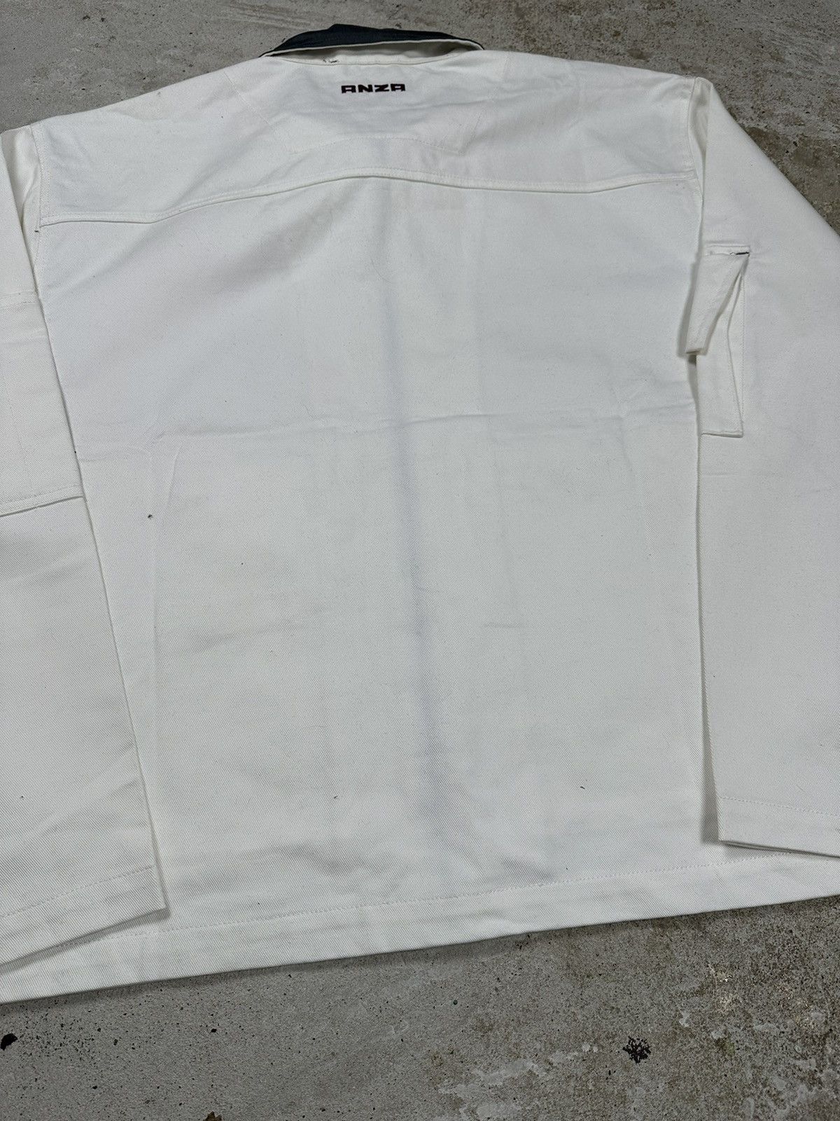 Le Laboureur Vintage y2k White Workwear Jacket Utility Big Front Pockets Size US XL / EU 56 / 4 - 9 Thumbnail