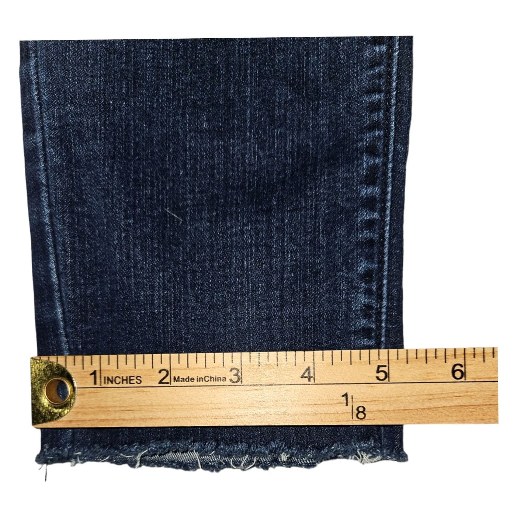 Vintage Kancan Jeans Size 7 Juniors Skinny Blue Denim Stretch Preppy Hipster Shirt? Size 28" / US 6 / IT 42 - 7 Thumbnail