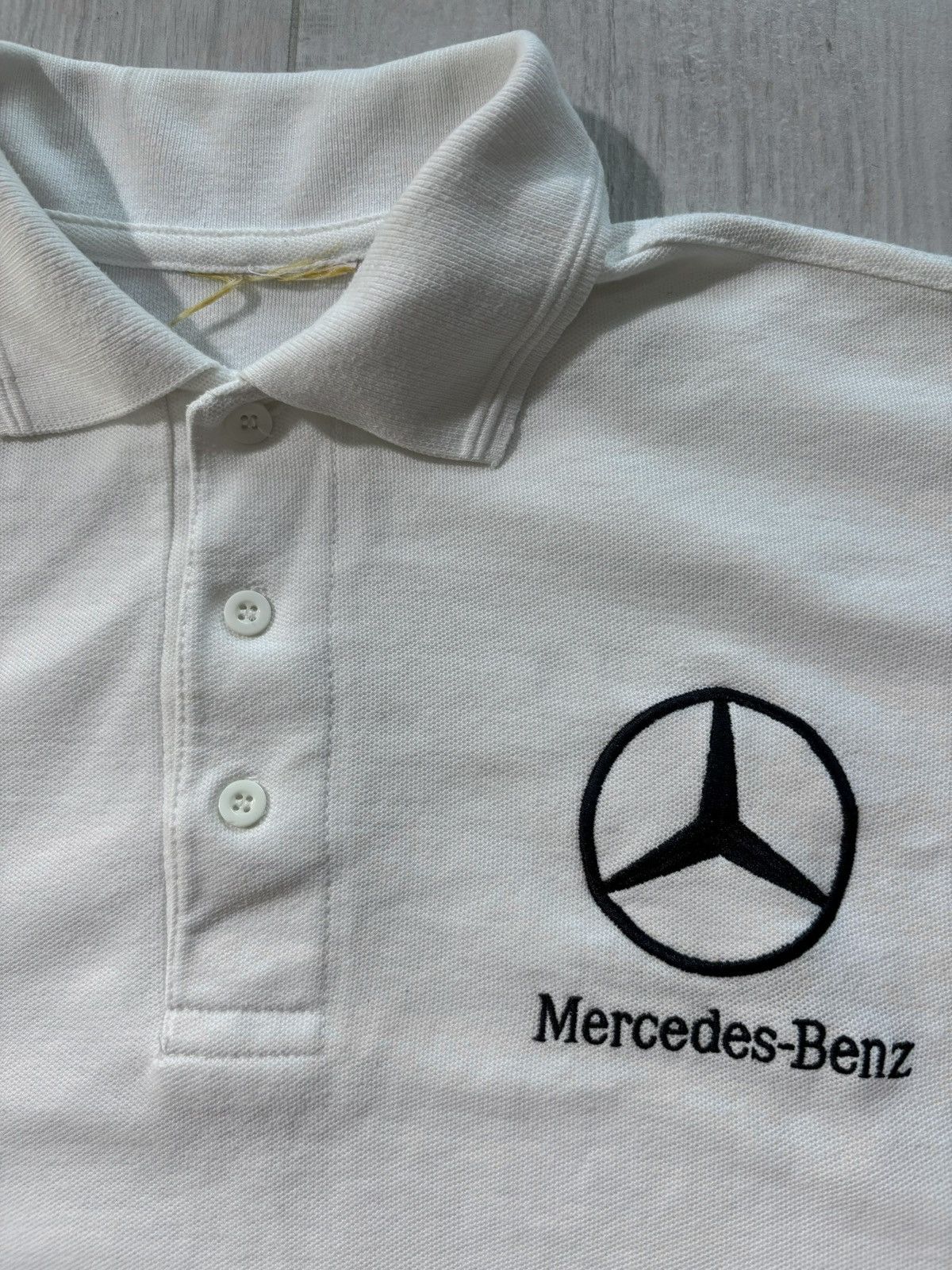 Mercedes-Benz Mercedes Benz Racing Polo Tshirt Embroidered Logo Y2K Size US M / EU 48-50 / 2 - 4 Thumbnail