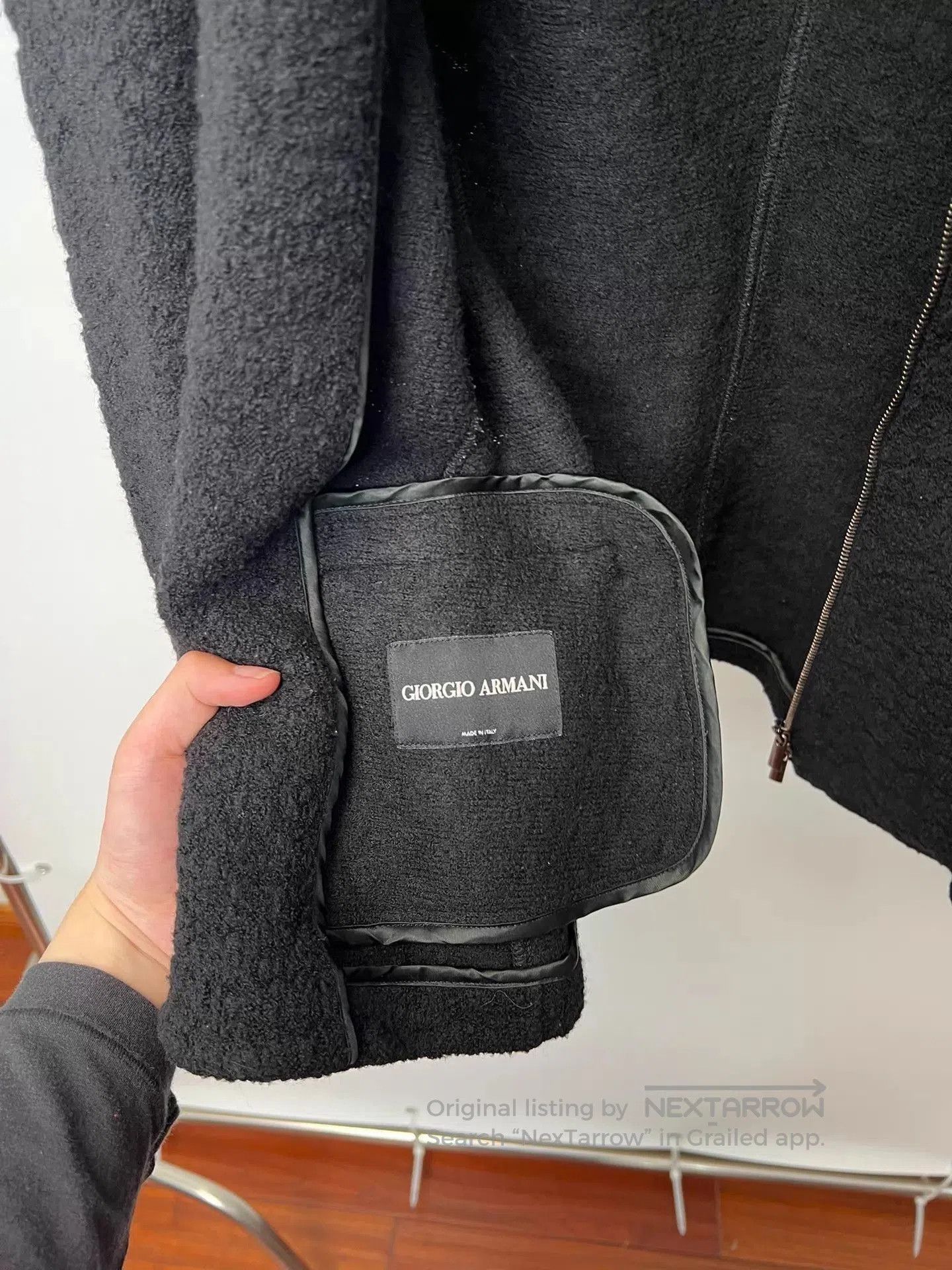 Giorgio Armani Textured Zip. Size US S / EU 44-46 / 1 - 5 Thumbnail