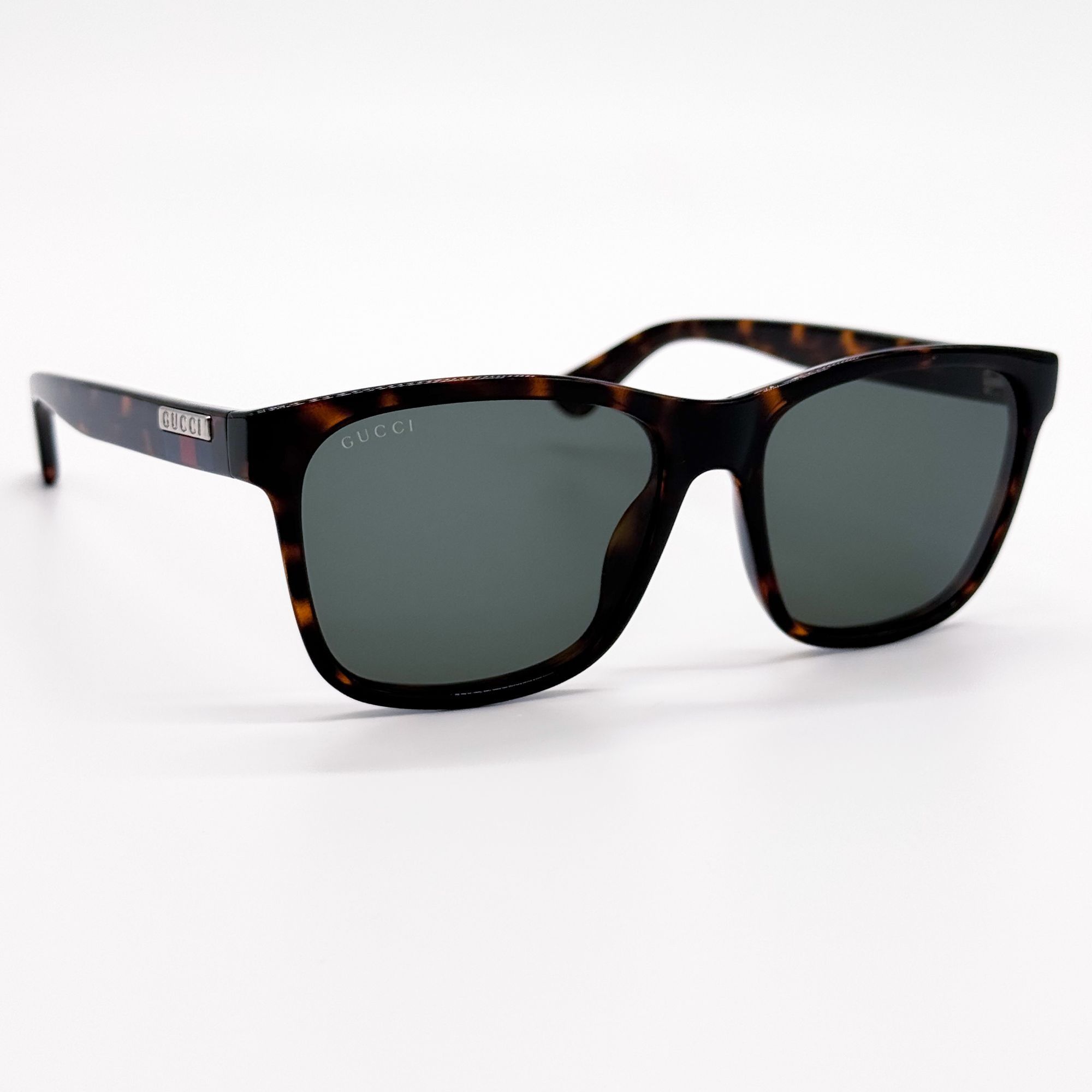 Gucci NEW GG0746S 003 UNISEX DARK GREEN HAVANA SUNGLASSES GUCCI Size ONE SIZE - 5 Thumbnail