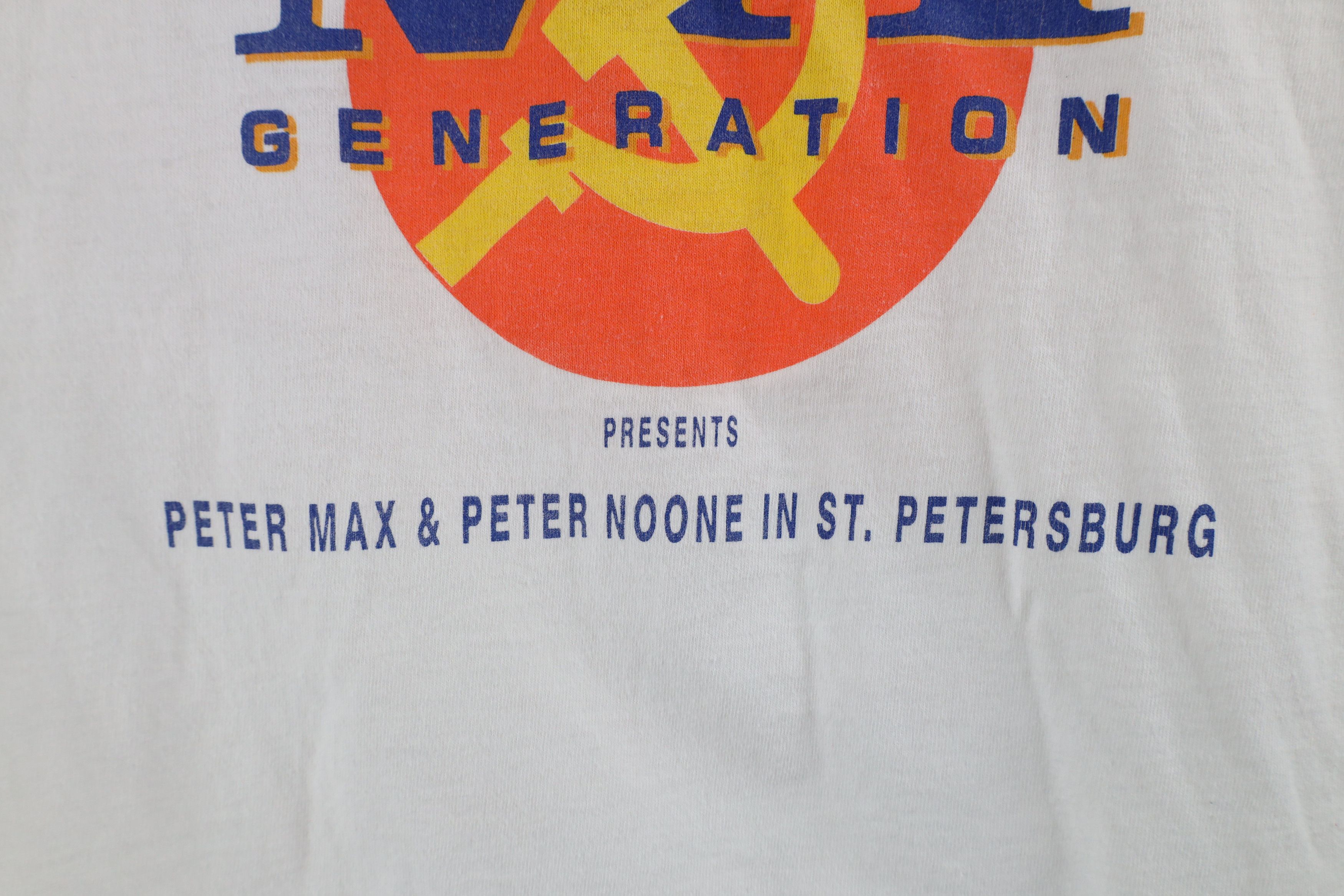 Vintage Vintage 90s VH1 USSR Peter Max Peter Noone T-Shirt USA Size US L / EU 52-54 / 3 - 7 Thumbnail