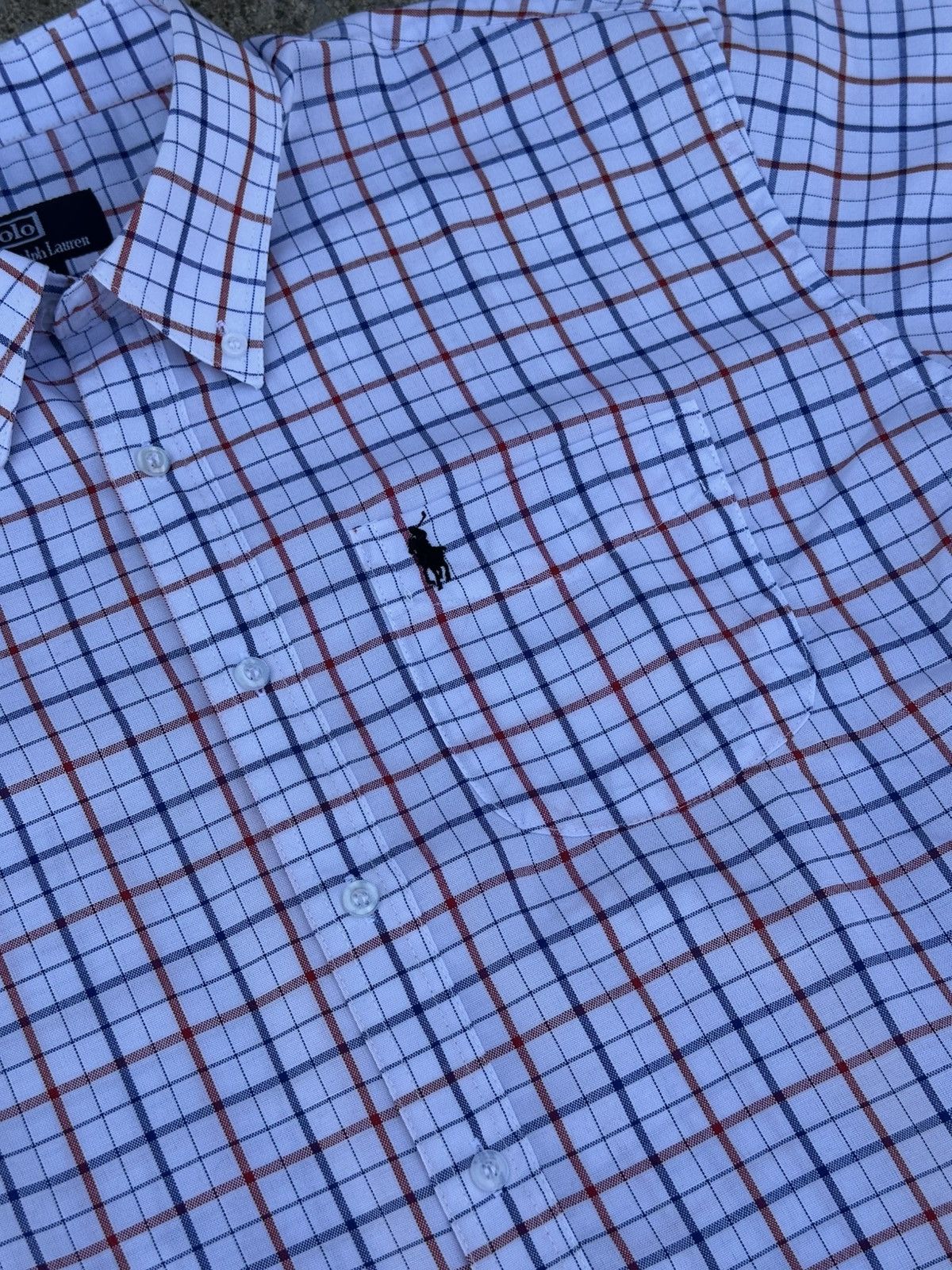 Polo Ralph Lauren Vintage Polo, Ralph Lauren, striped button up shirt Size US XL / EU 56 / 4 - 2 Thumbnail