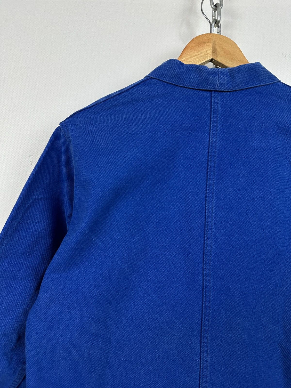 Le Laboureur 80s Vintage Lutteurs French Workwear Sanfor Chore Jacket Size US M / EU 48-50 / 2 - 19 Thumbnail
