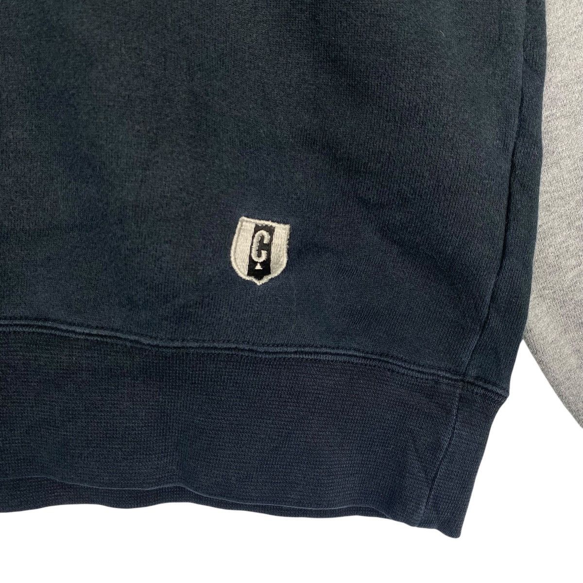 Vintage Vintage Comme Ca Ism Small Logo Embroidered Crewneck Black Size US L / EU 52-54 / 3 - 4 Thumbnail