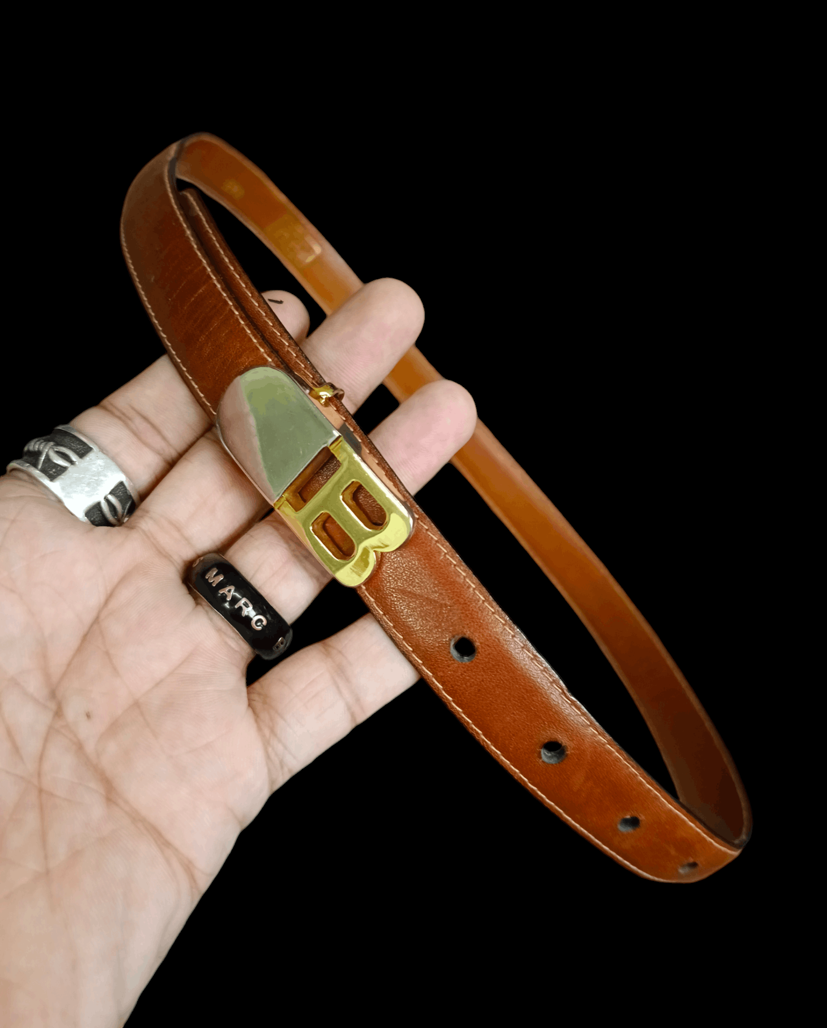 Bally BALLY LOGO LEATHER BUCKLE BELT Size ONE SIZE - 1 Thumbnail