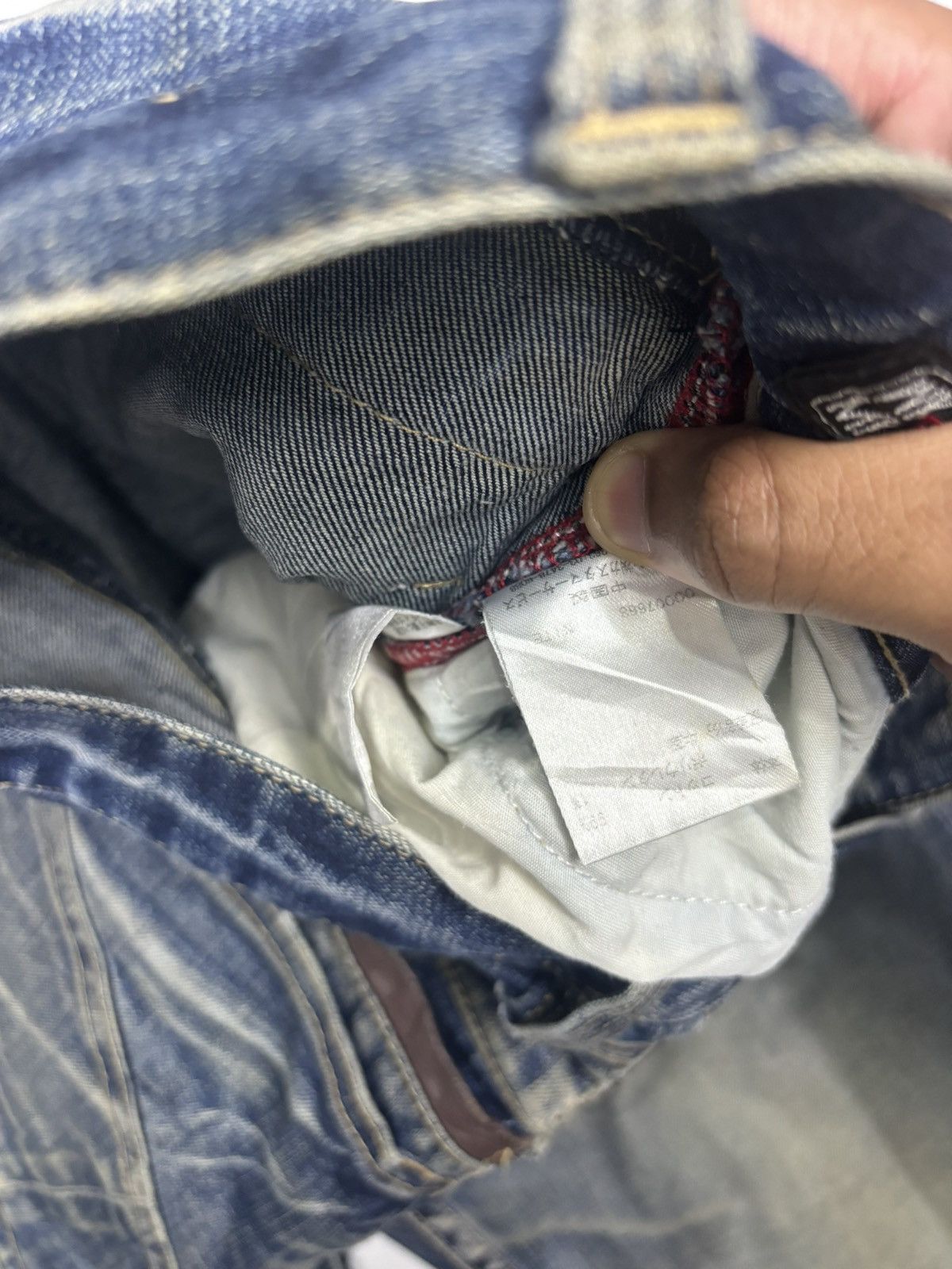 If Six Was Nine × Michel Klein × Vintage 🔥MICHEL KLEIN DOUBLE POCKET DISTRESSED DENIM JEANS Size US 32 / EU 48 - 13 Thumbnail