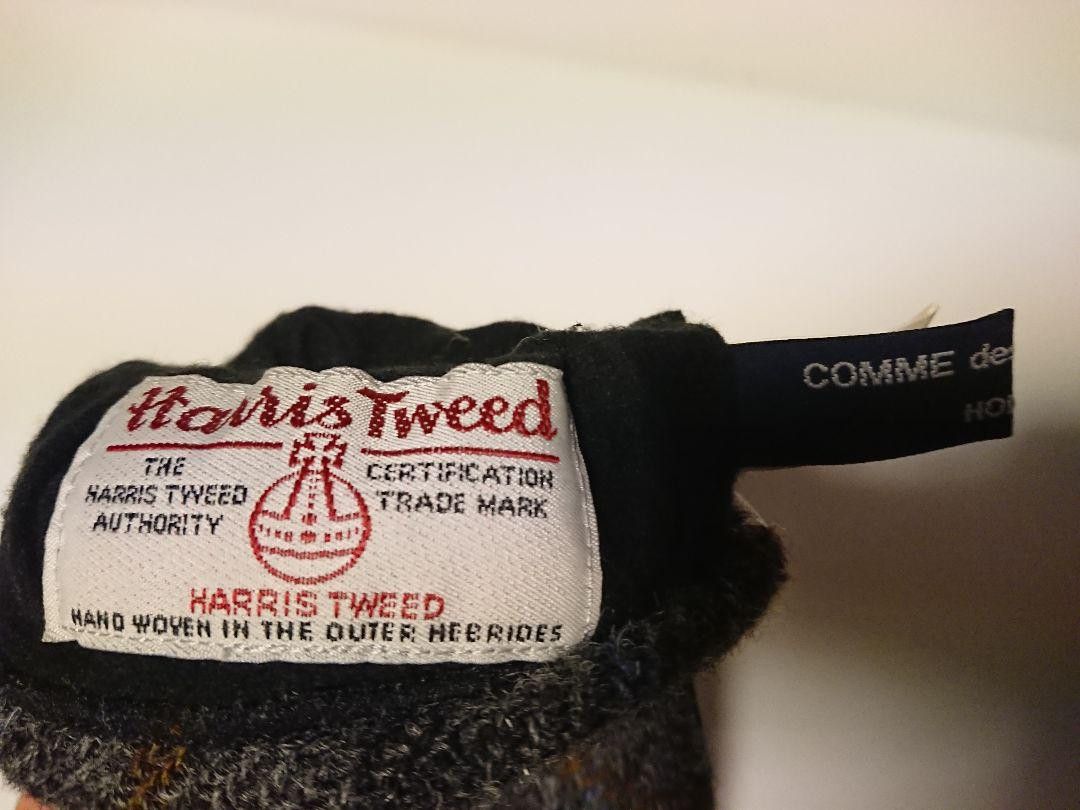 Comme des Garcons Tweed Leather Gloves Size ONE SIZE - 4 Thumbnail
