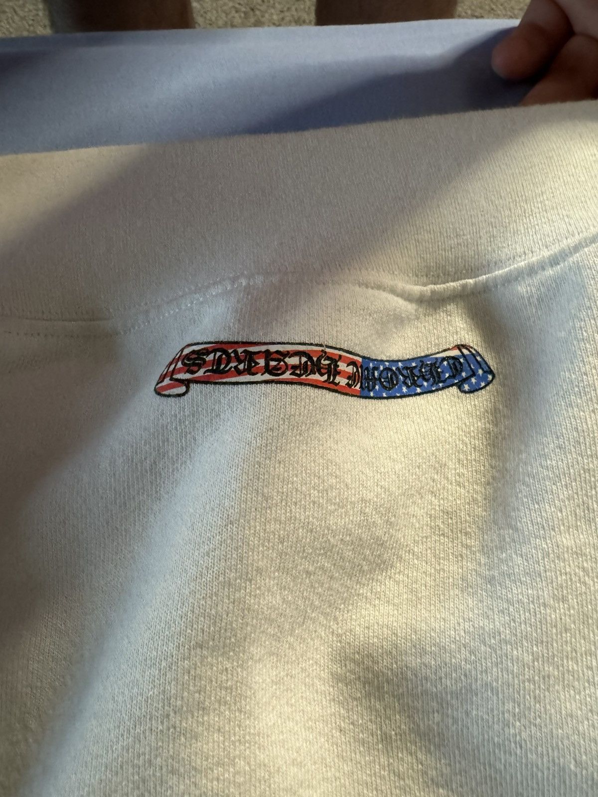 Chrome Hearts × Matty Boy Chrome Heart White Flag Hoodie Size US L / EU 52-54 / 3 - 8 Thumbnail